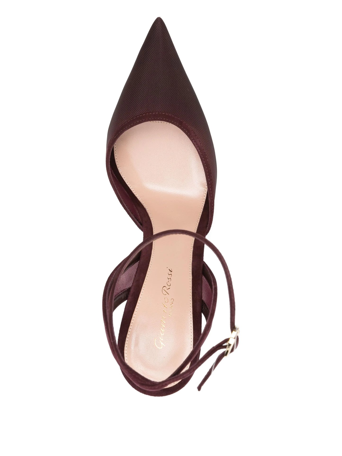 100mm suede heeled pumps