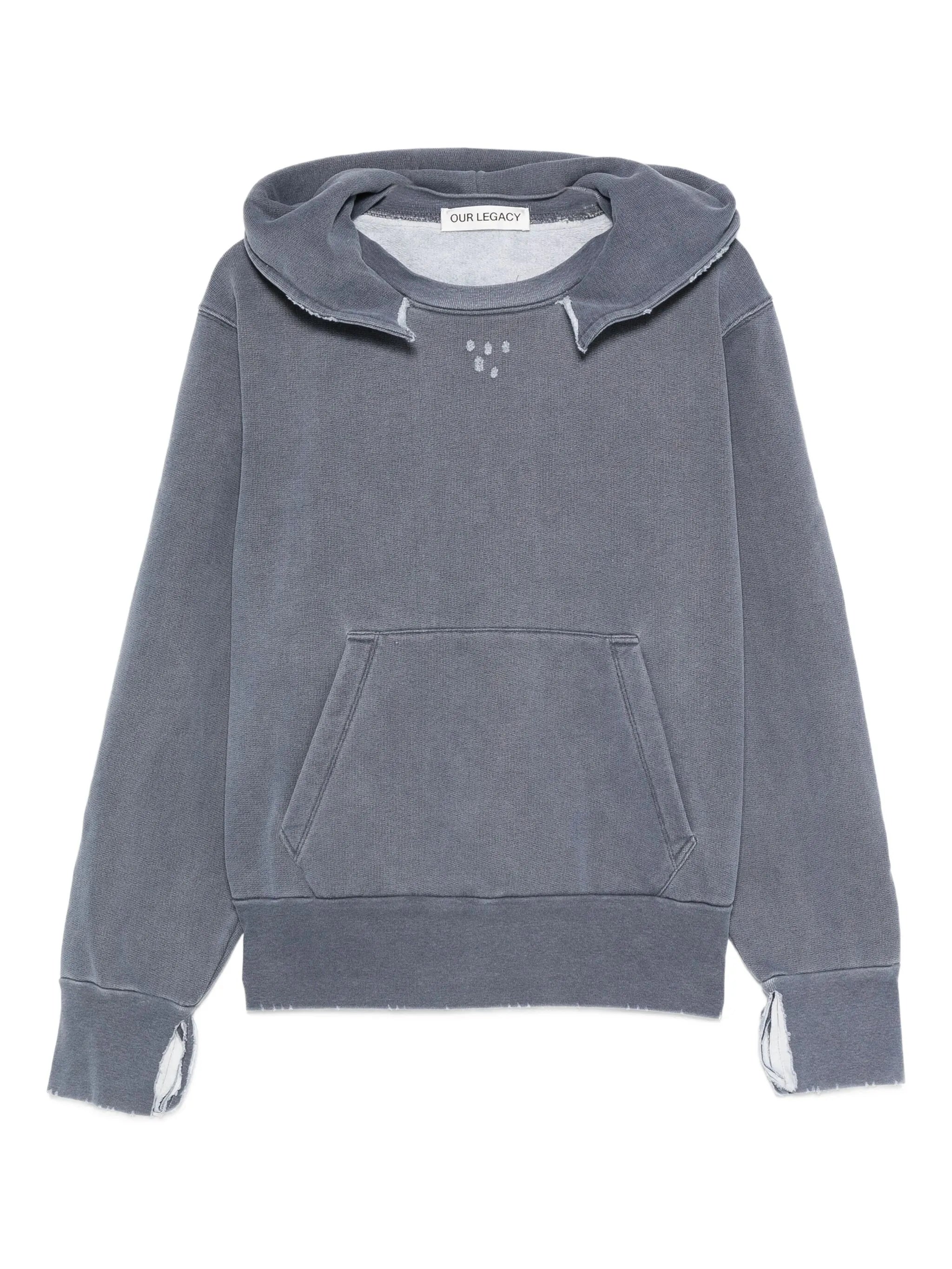 distressed hoodie