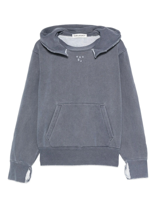 distressed hoodie
