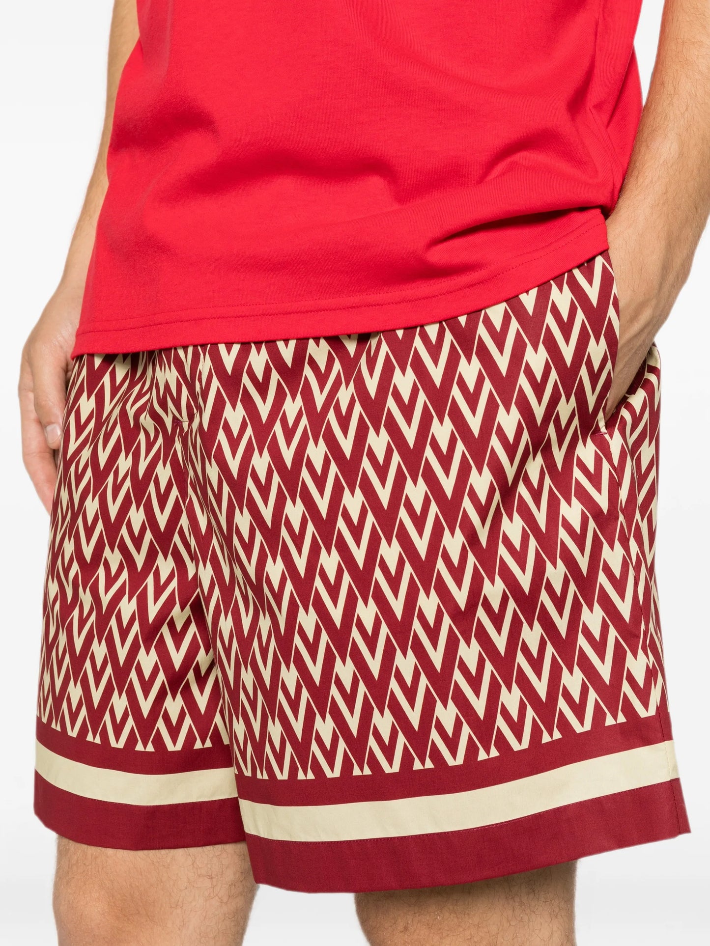 Toute La V-print bermuda shorts