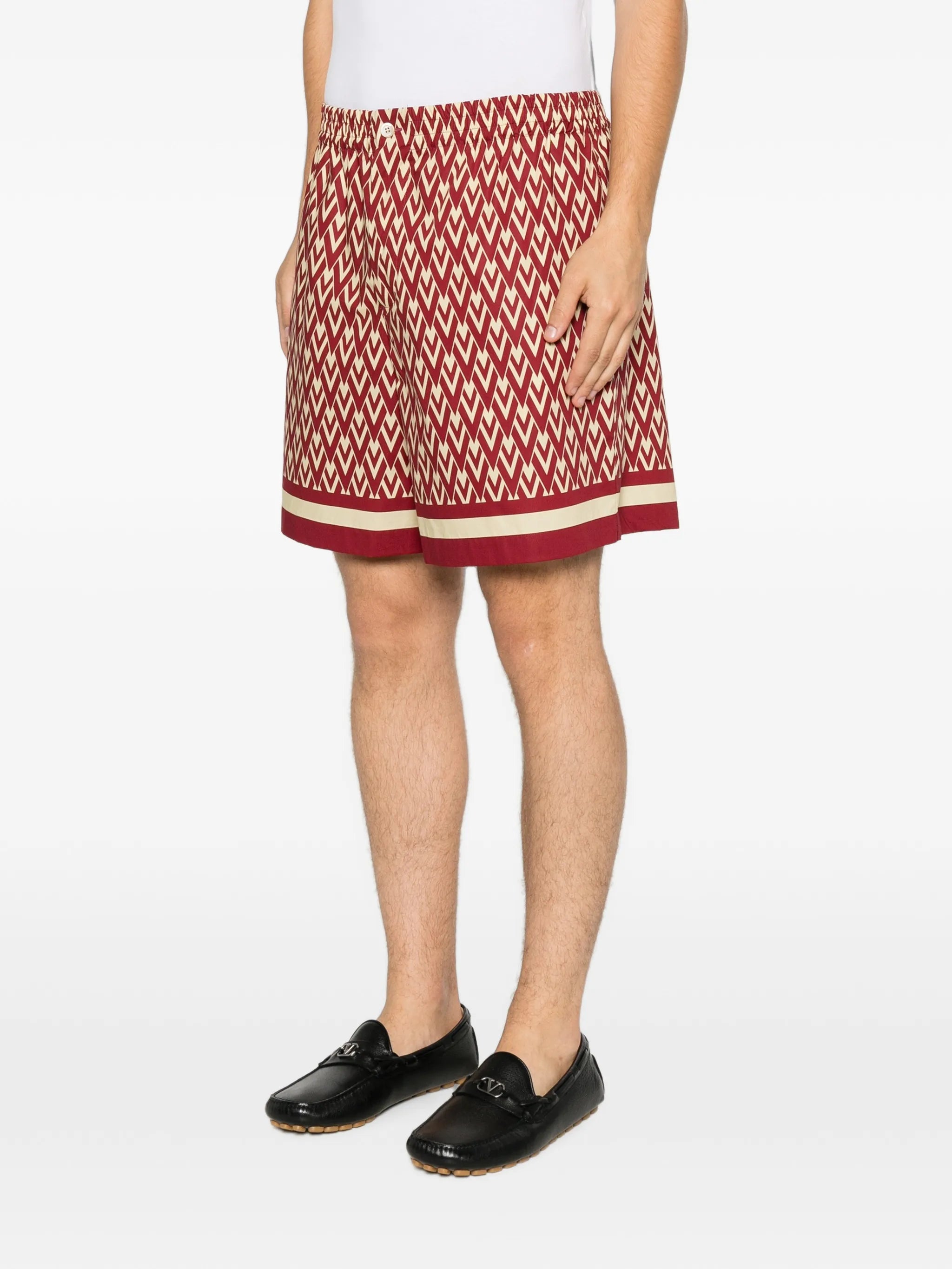 Toute La V-print bermuda shorts