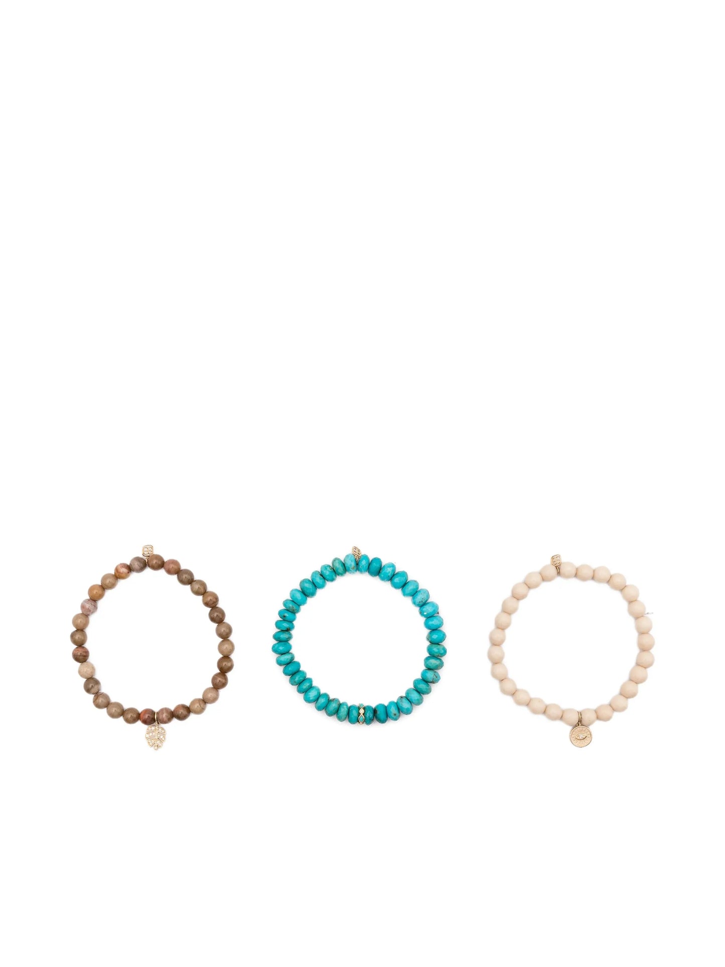 14k yellow gold Diamond Leaf Turquoise bracelet