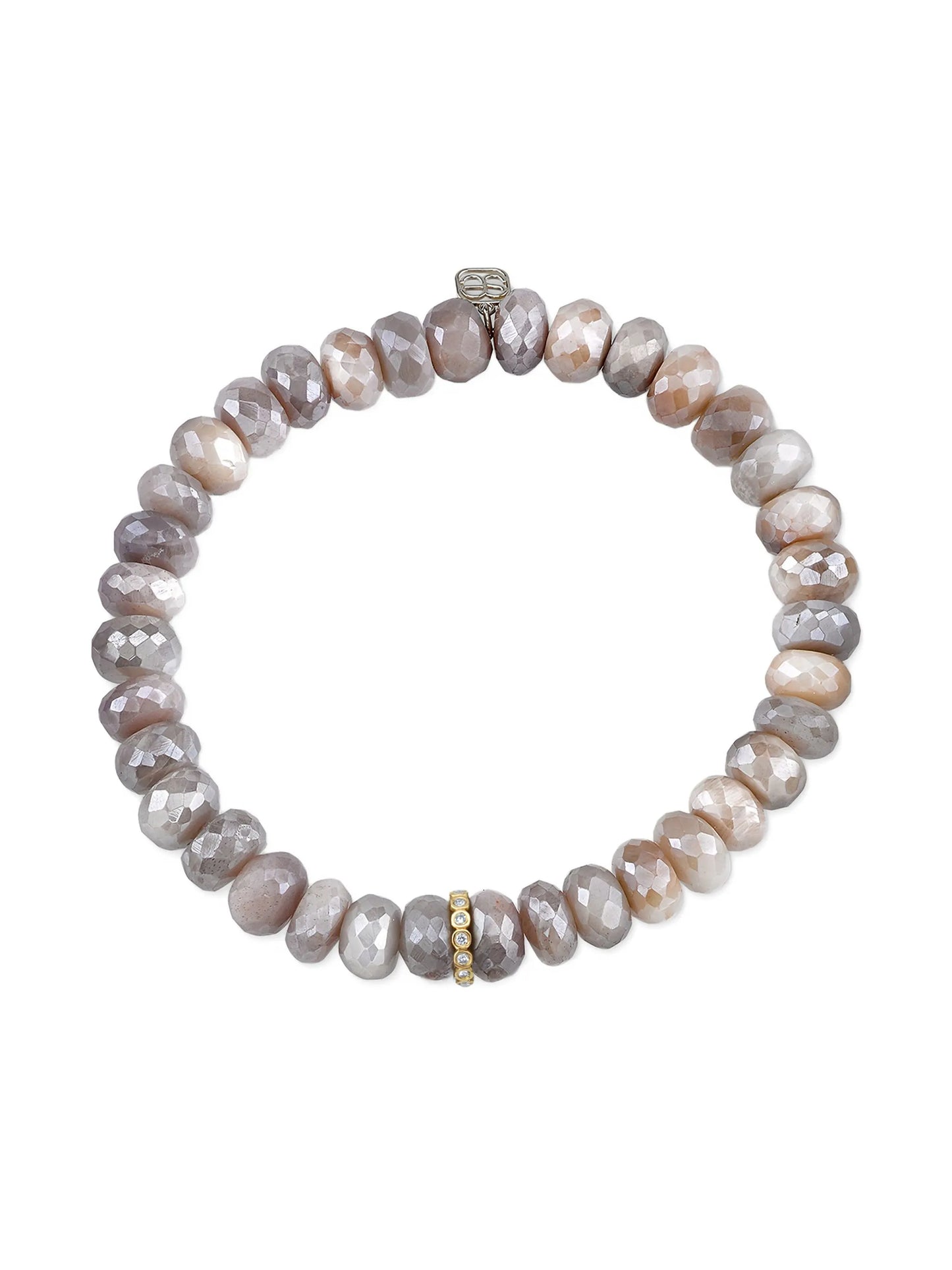 14CT yellow gold Rondelle diamond bracelet