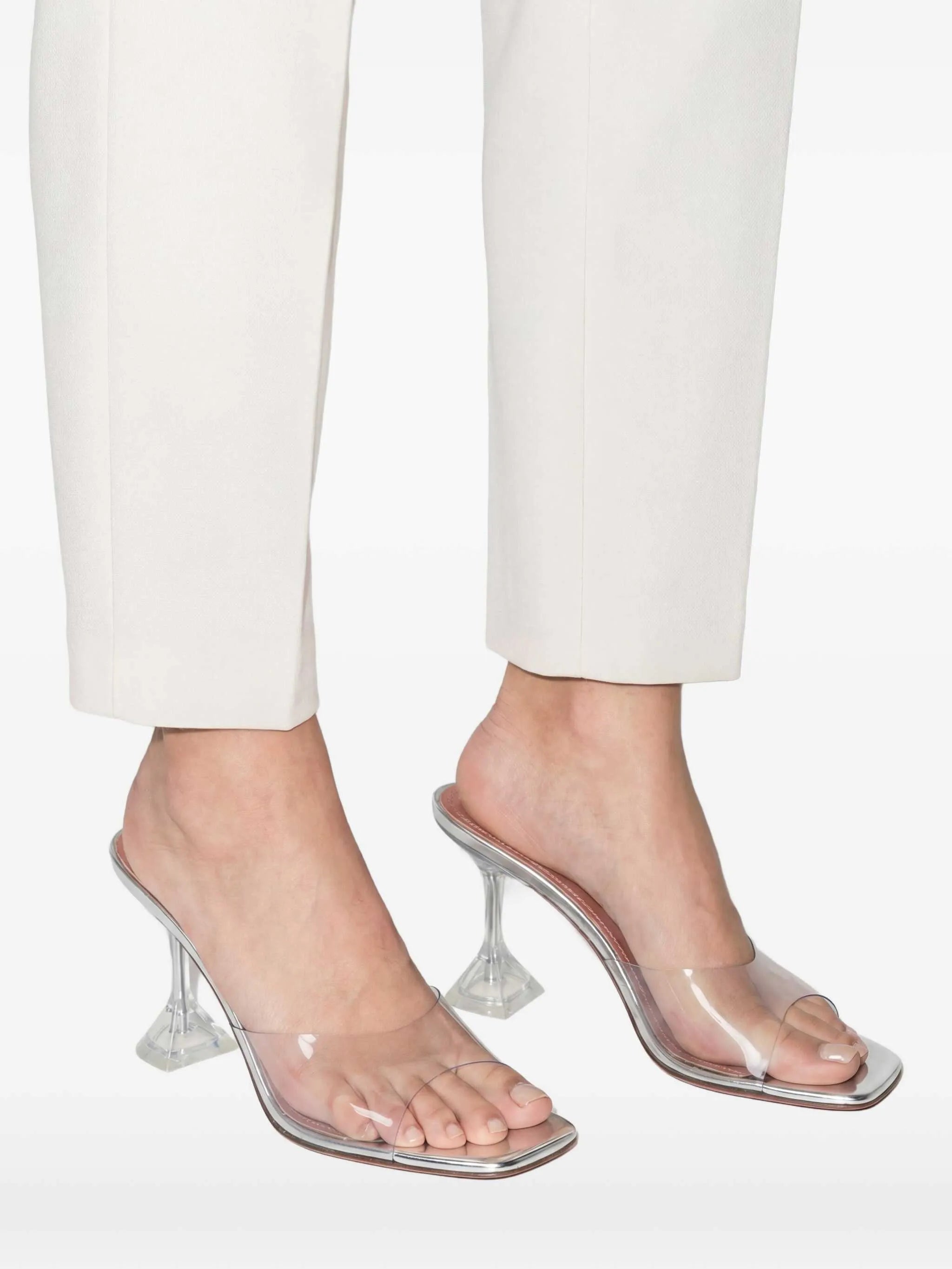 70mm Lupita Glass sandals