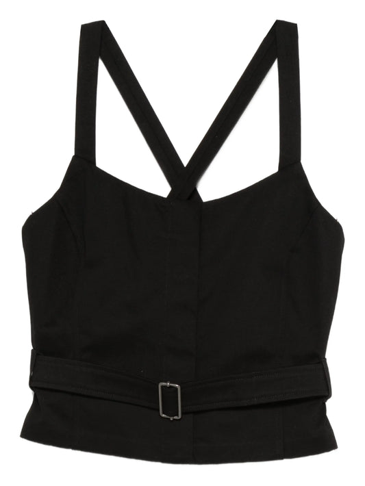belted vest