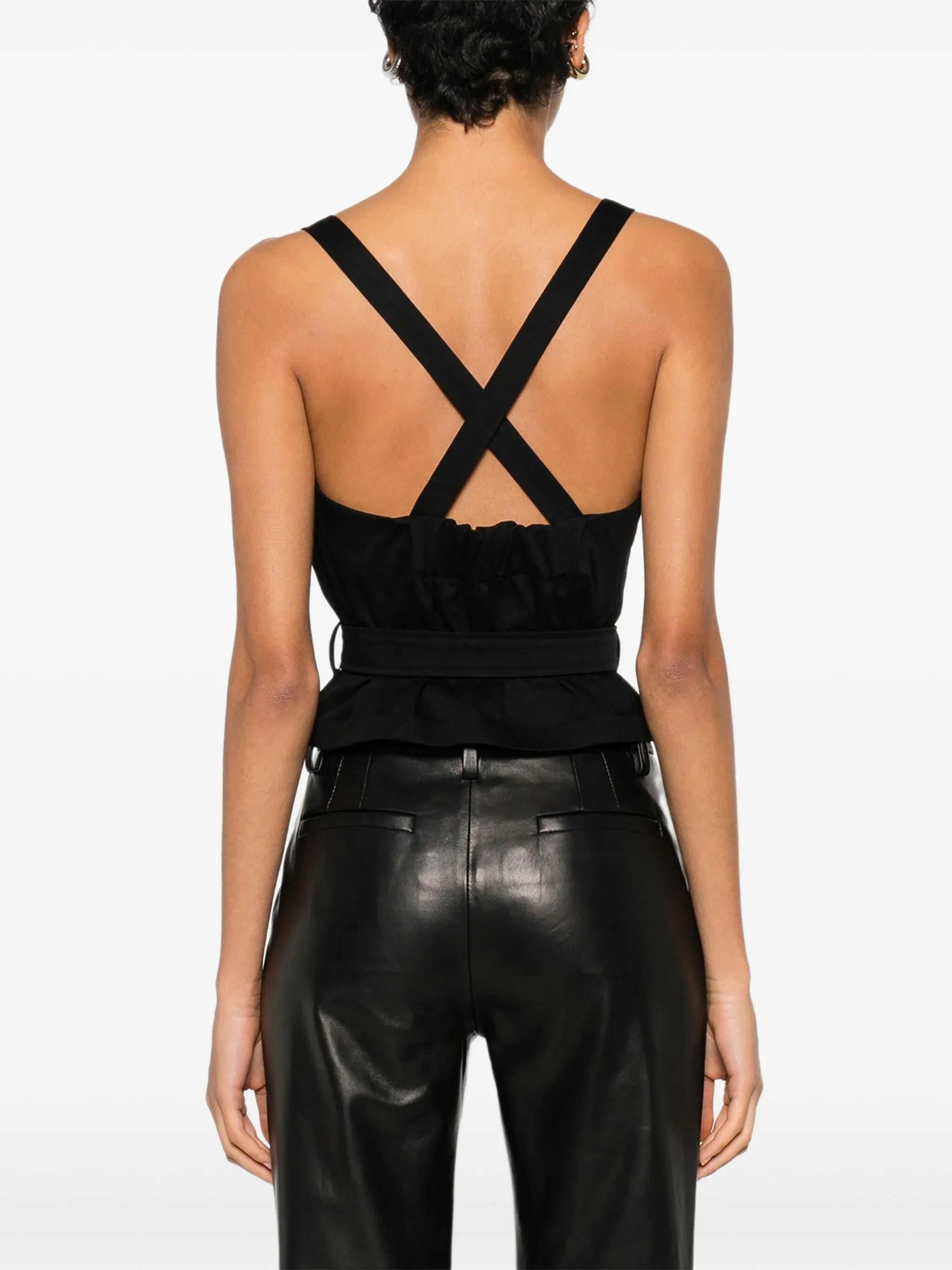 belted vest
