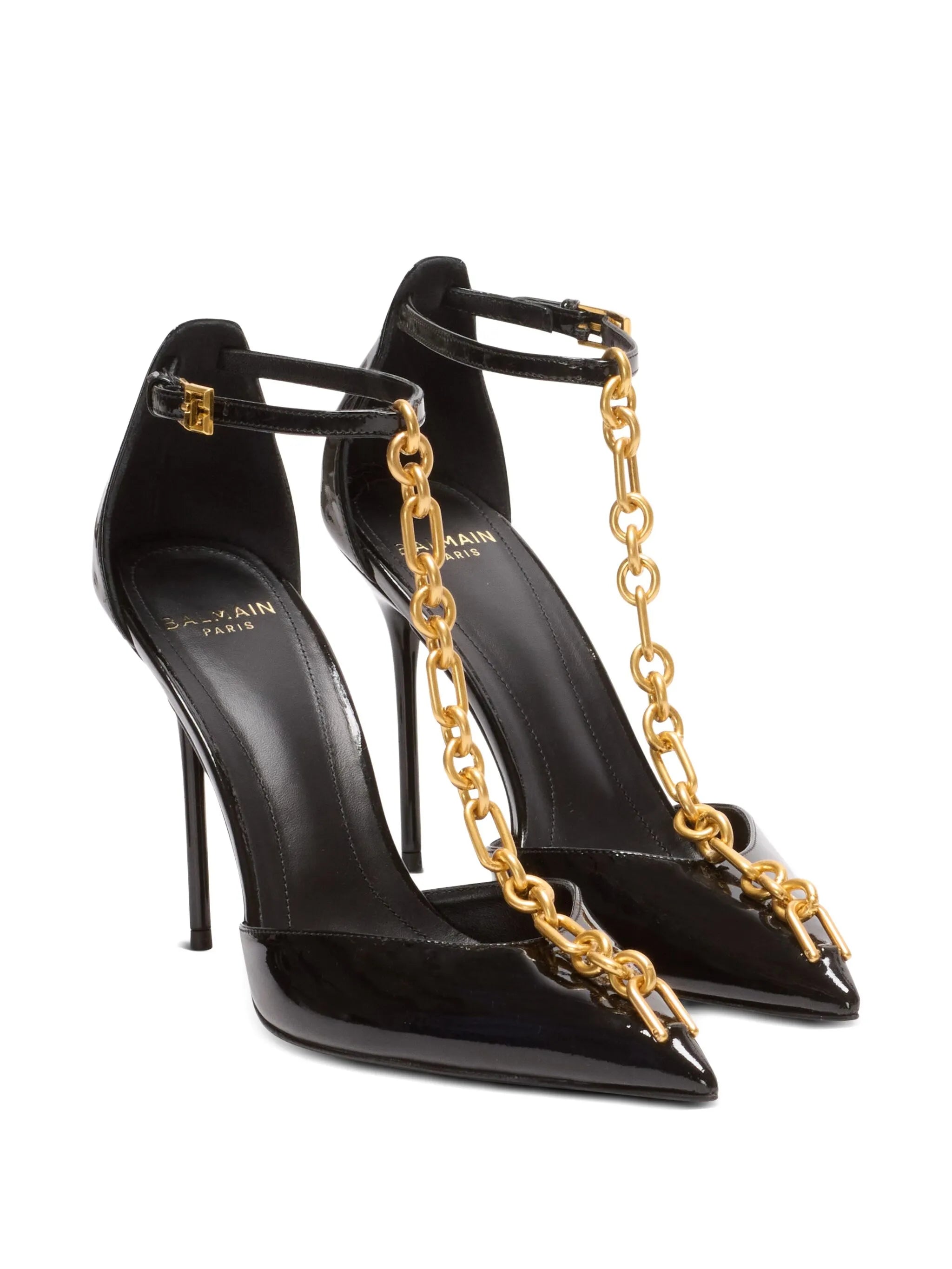 95mm Sync leather pumps