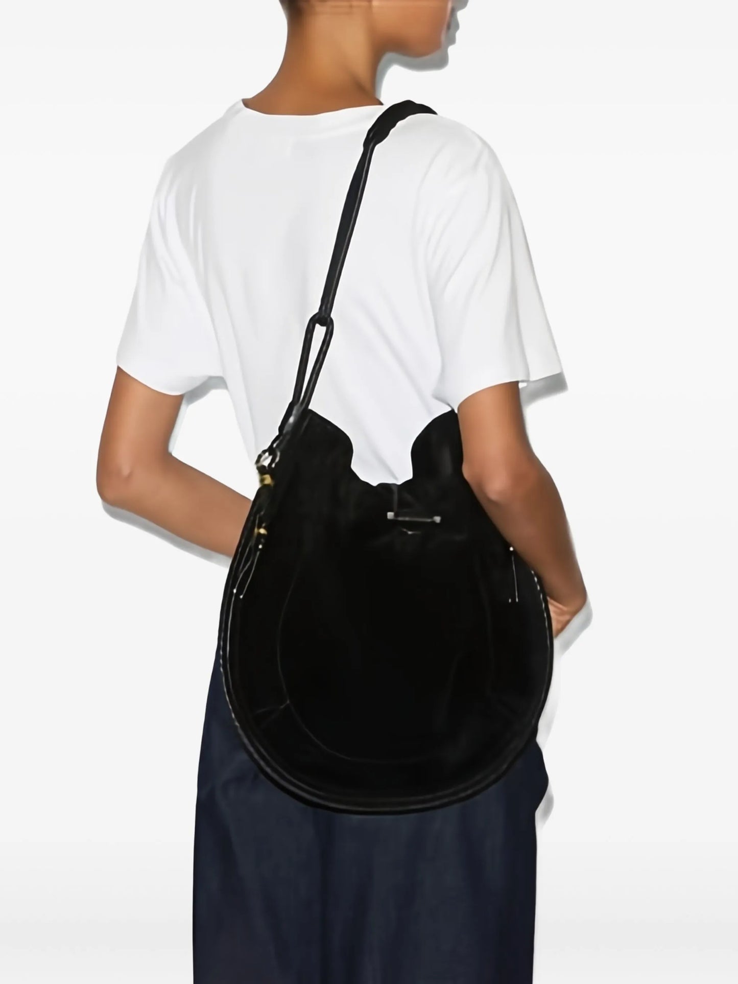 Oskan soft suede shoulder bag
