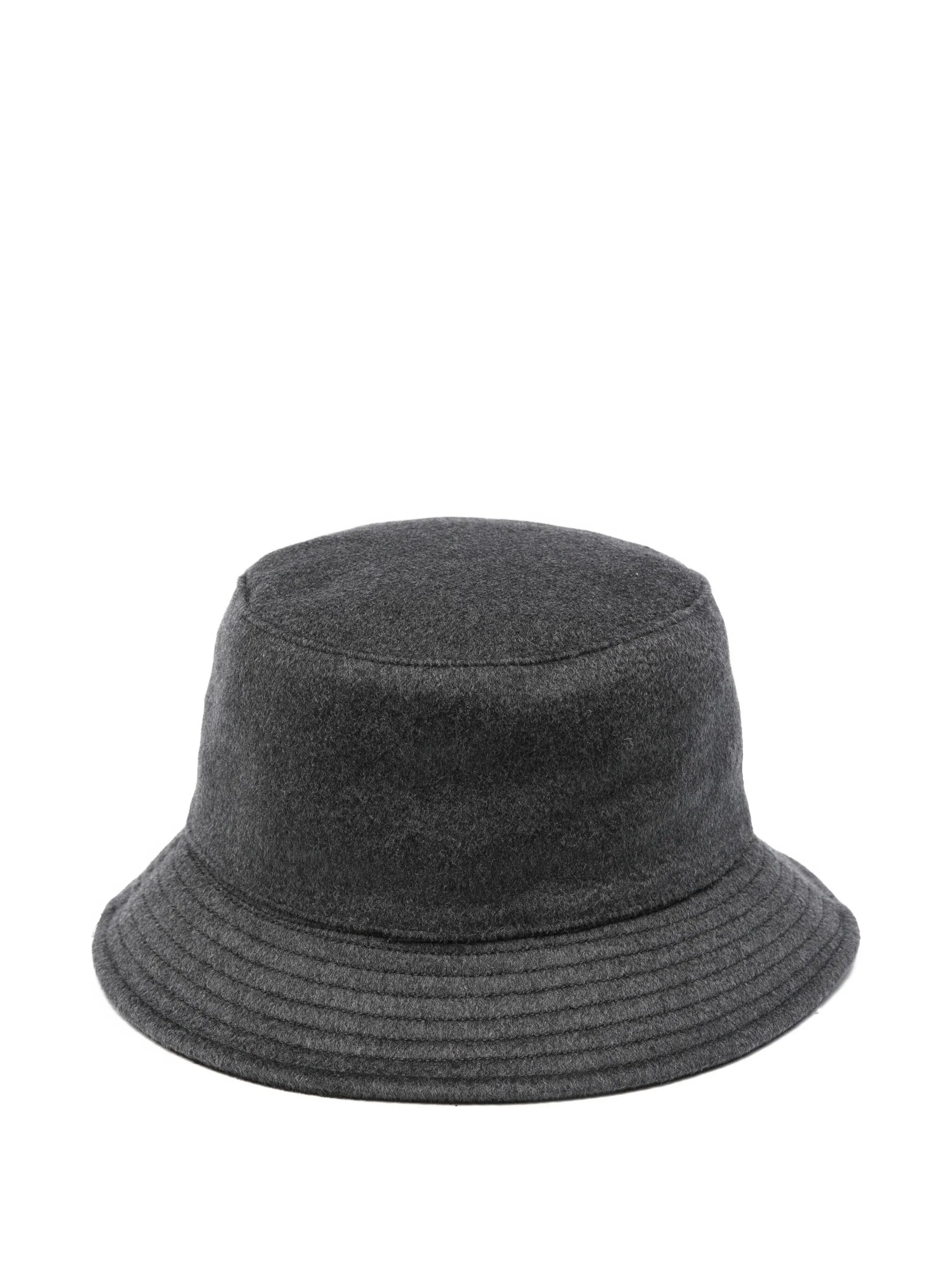 logo-embroidered bucket hat
