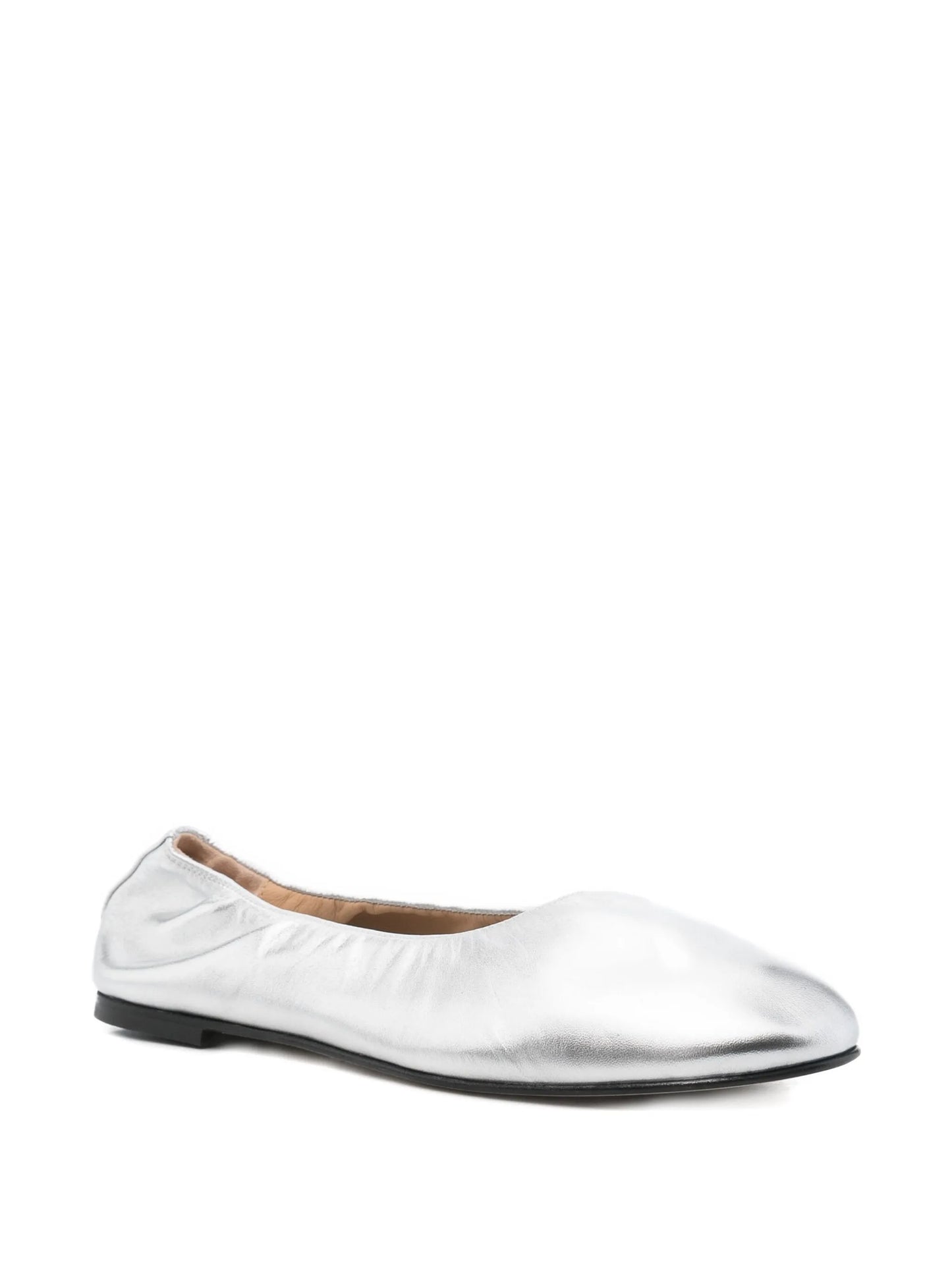 leather ballet flats