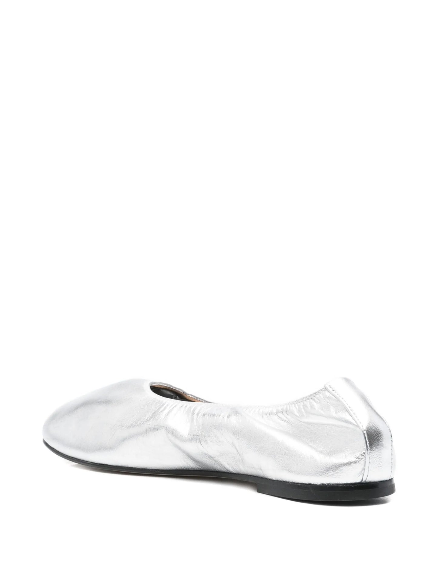 leather ballet flats