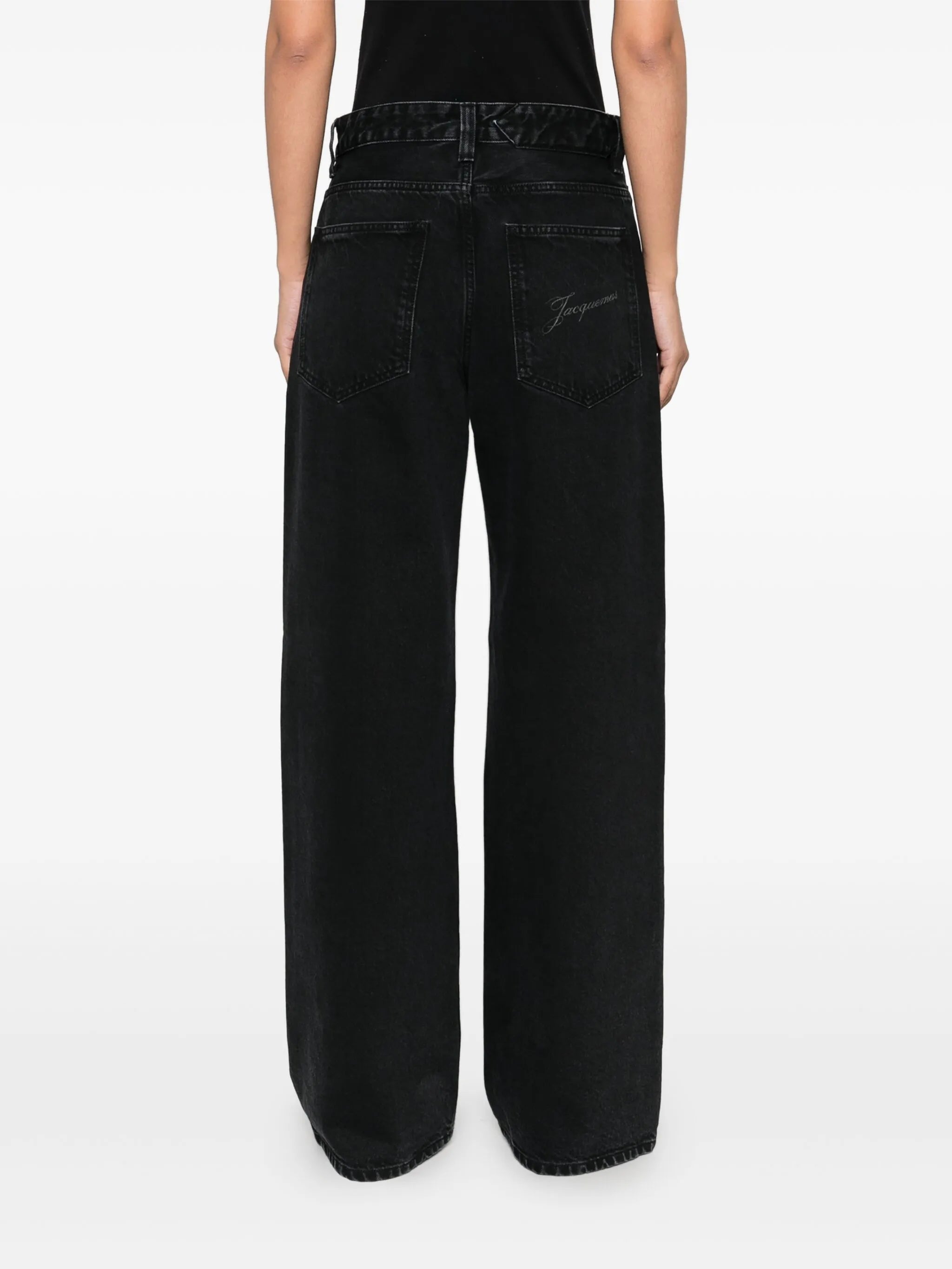 The wide de-Nîmes denim jeans