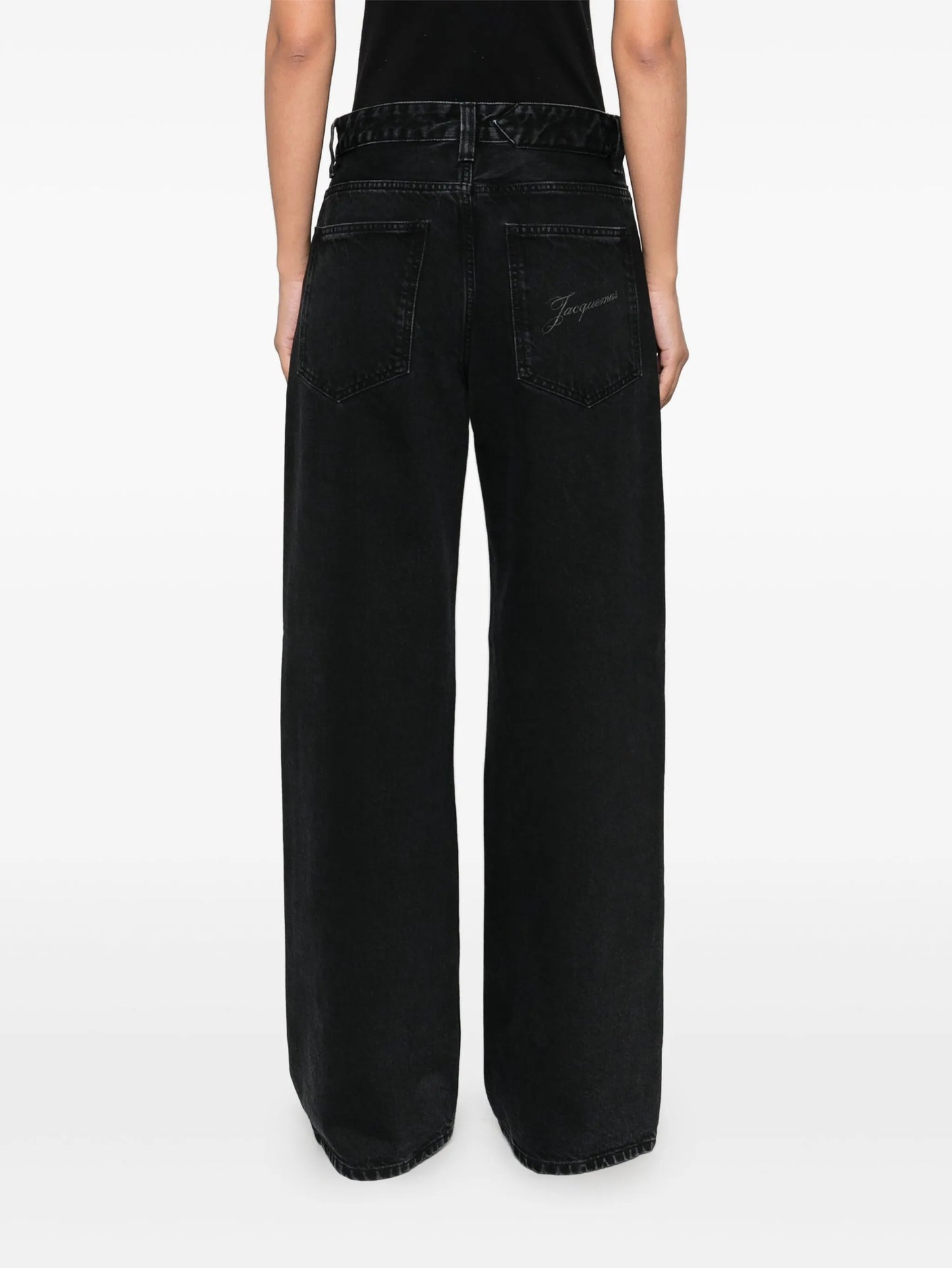 The wide de-Nîmes denim jeans