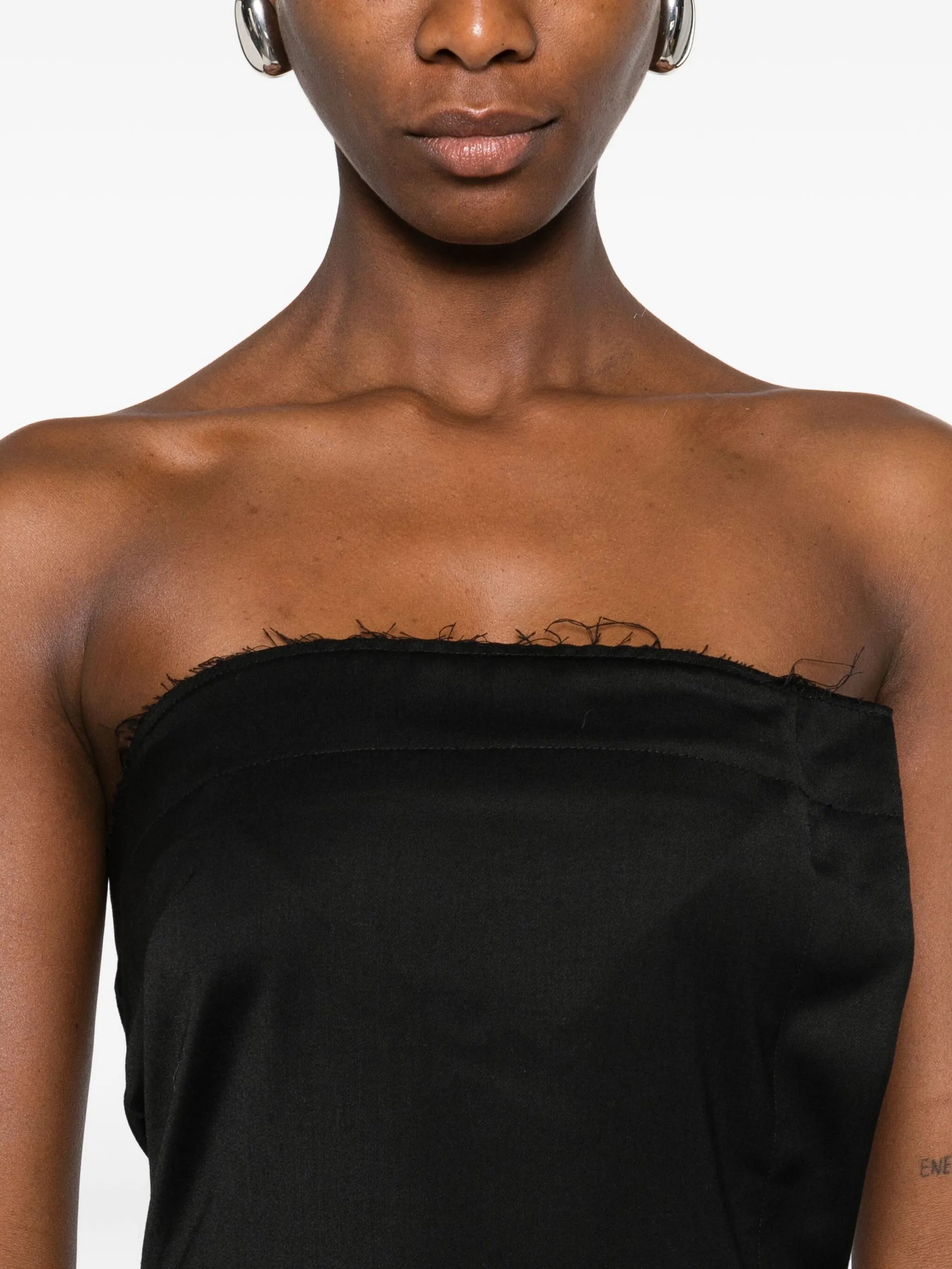 asymmetrical tube top