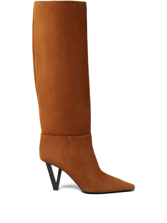V2025 suede knee-high boots