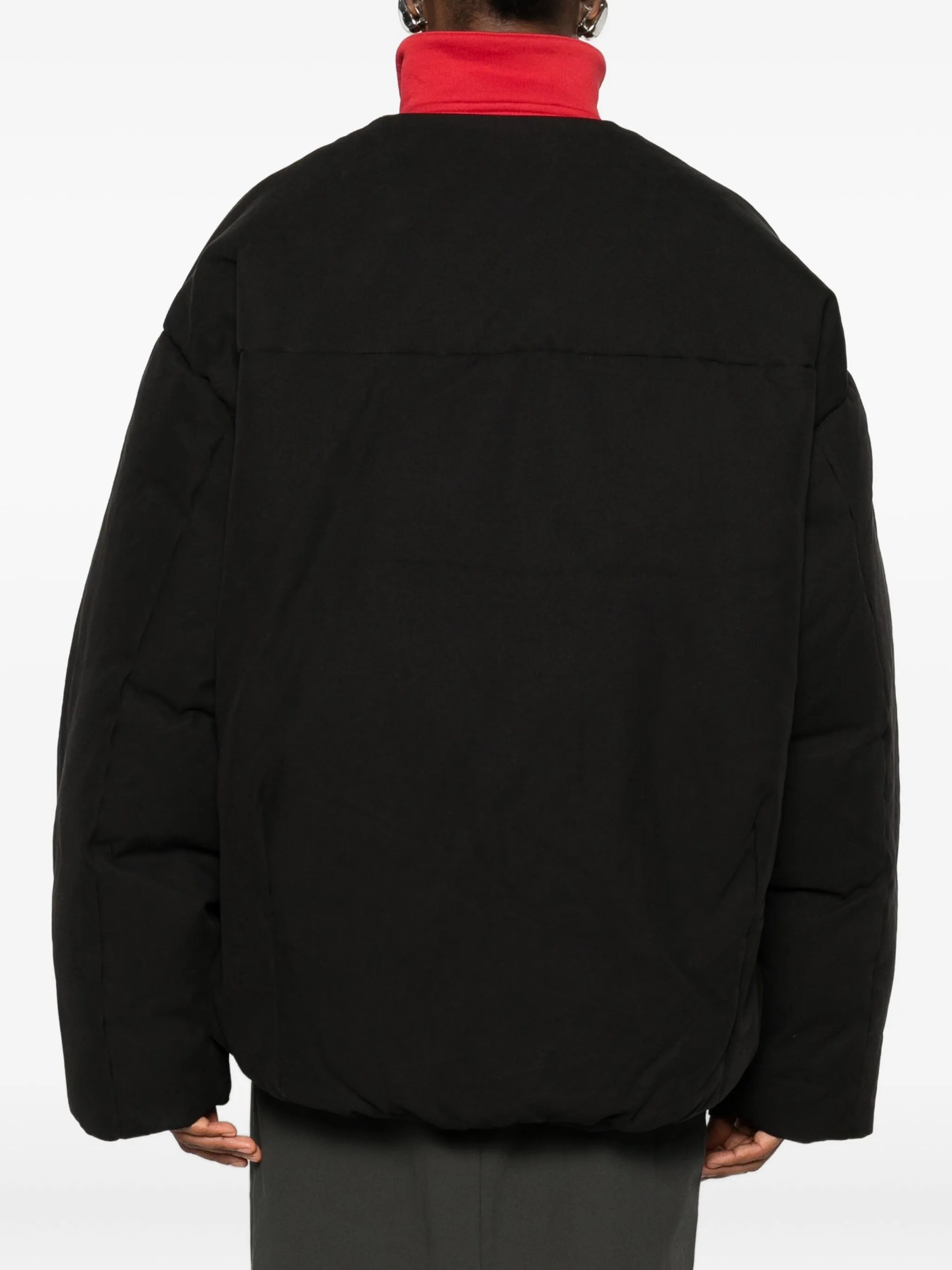 Pod quilted zip-front bomber jacket