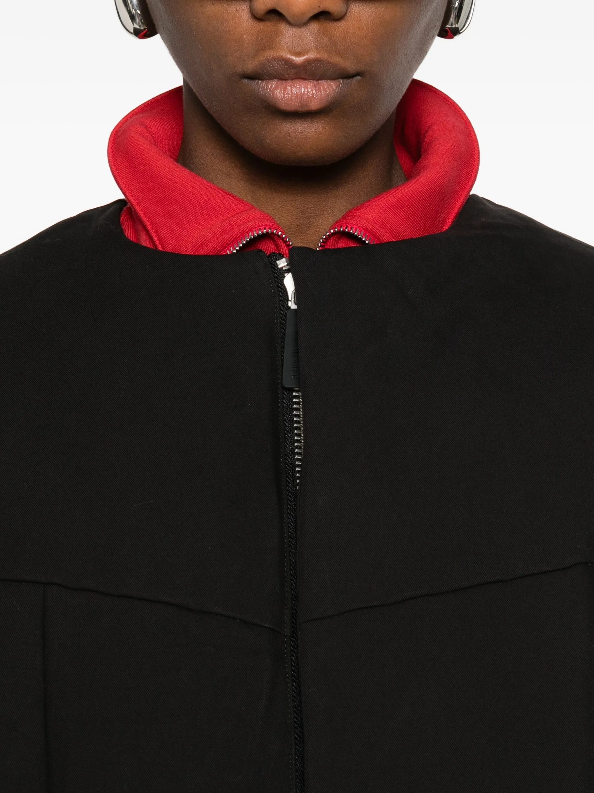 Pod quilted zip-front bomber jacket
