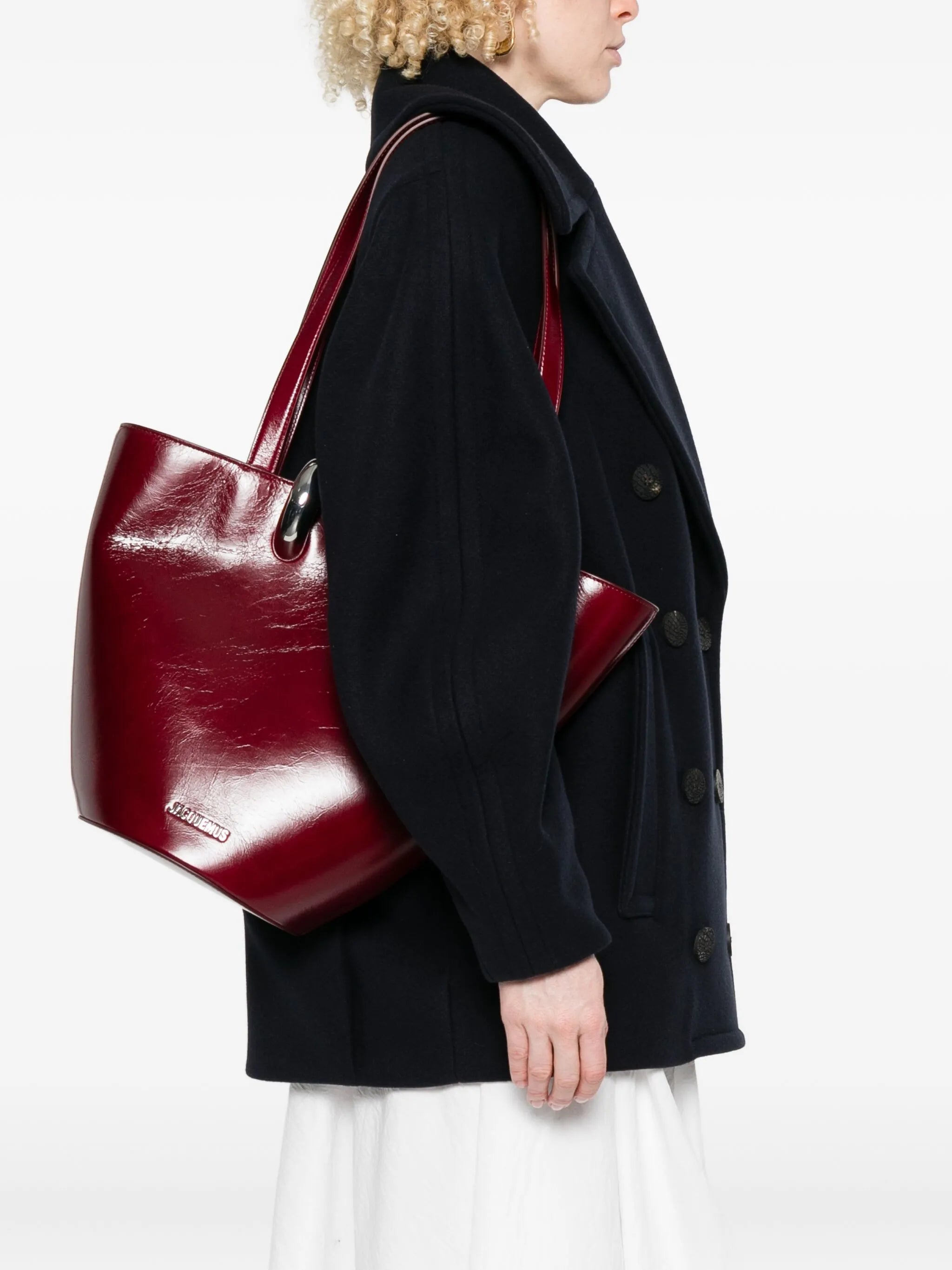 Le Bambola Moyen  leather bucket bag