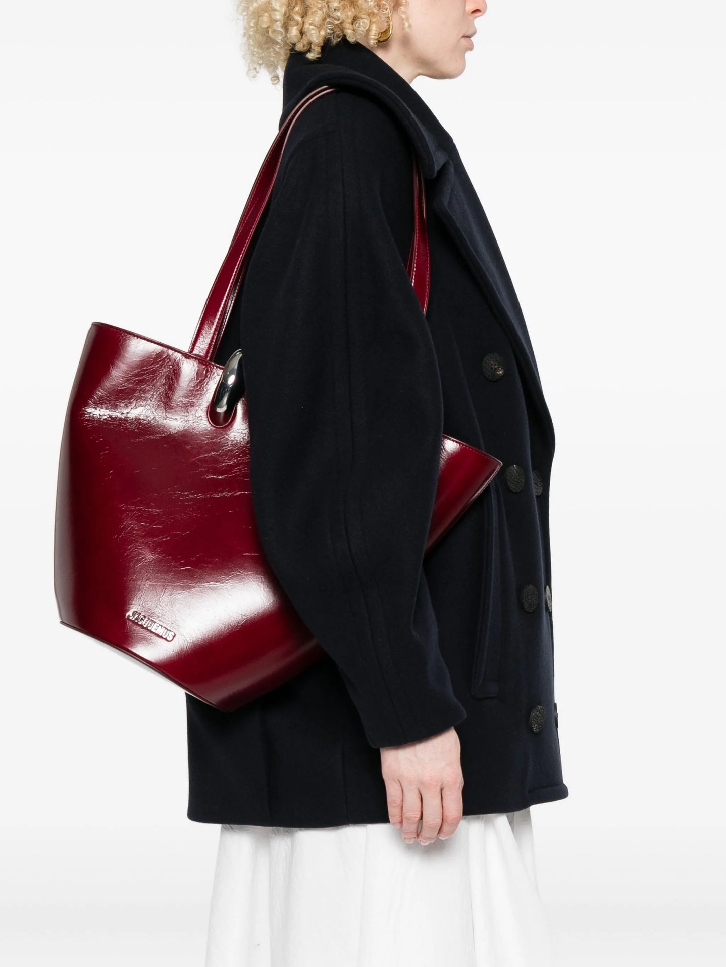 Le Bambola Moyen  leather bucket bag