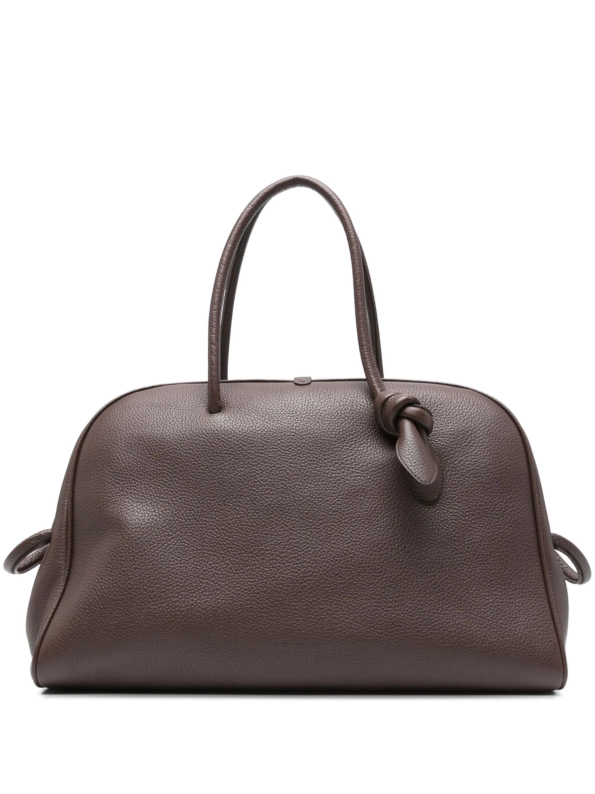 pebbled bowling tote bag