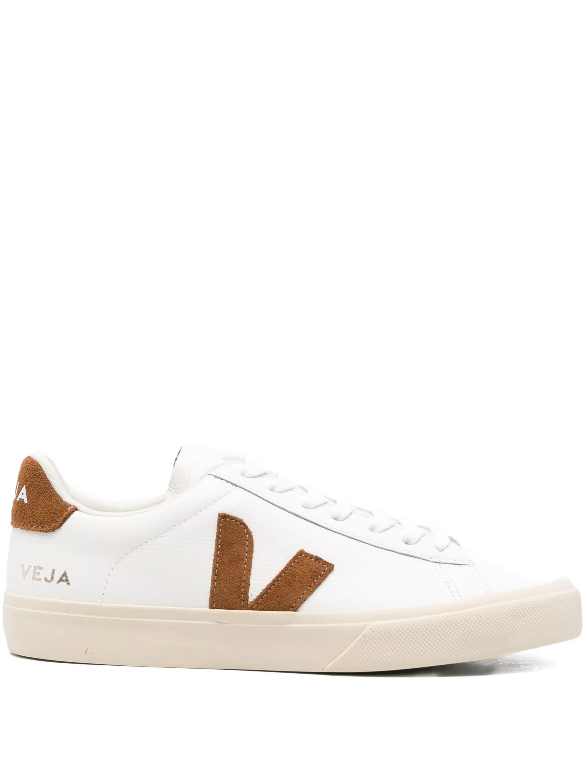 Campo leather white cognac sneakers