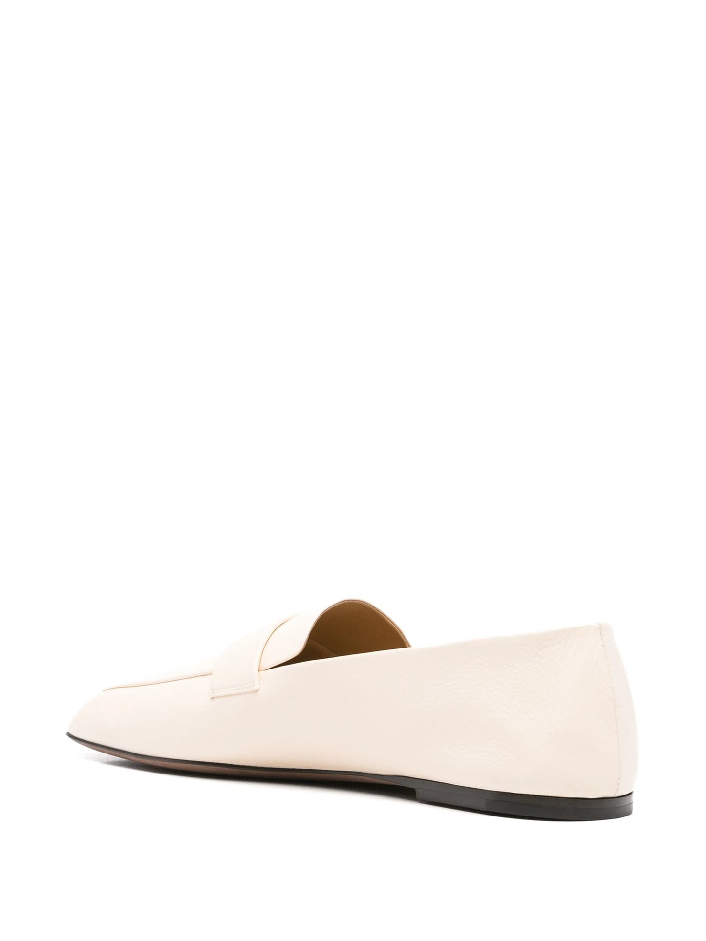 Square leather loafers