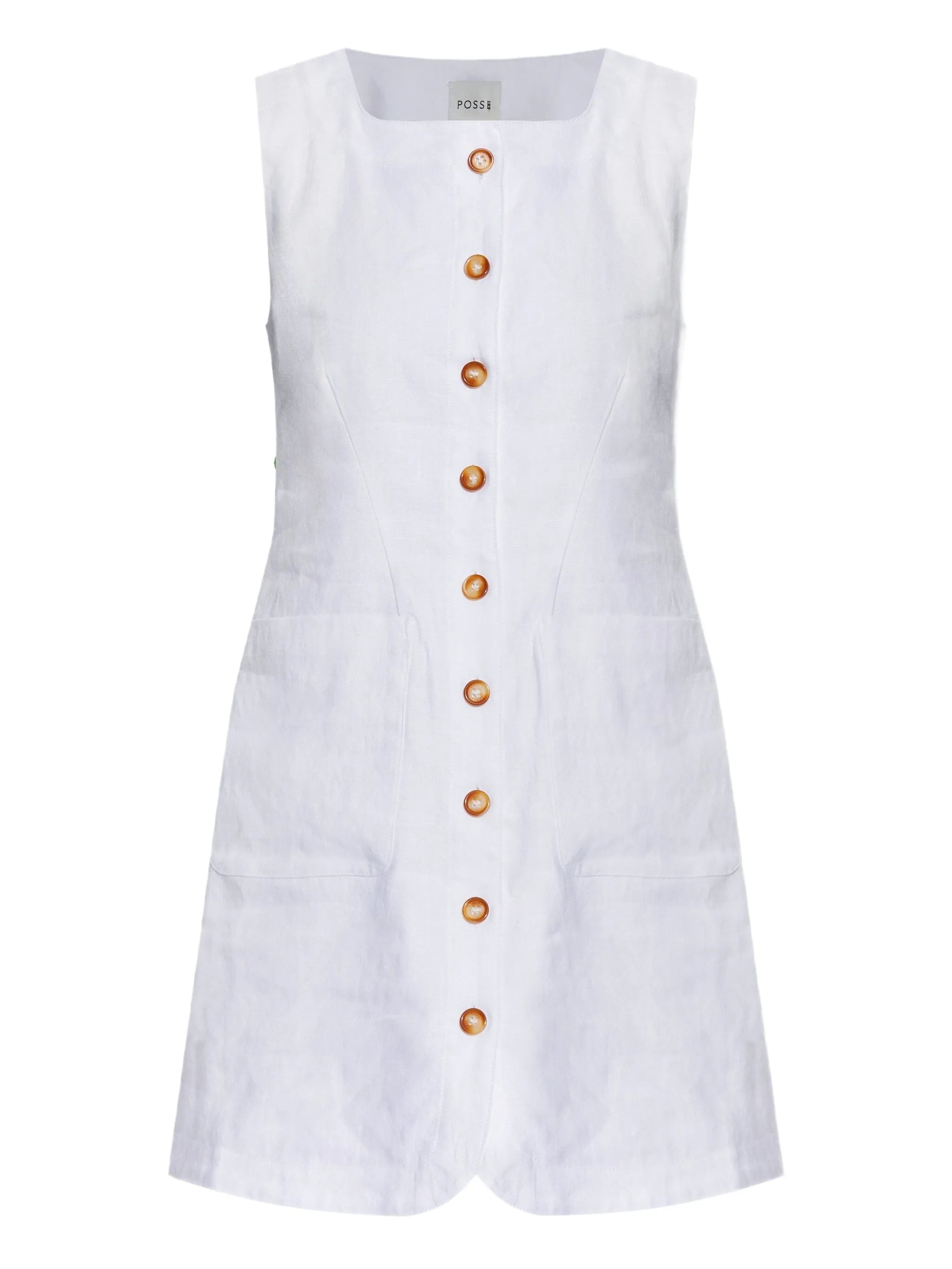 linen mini dress