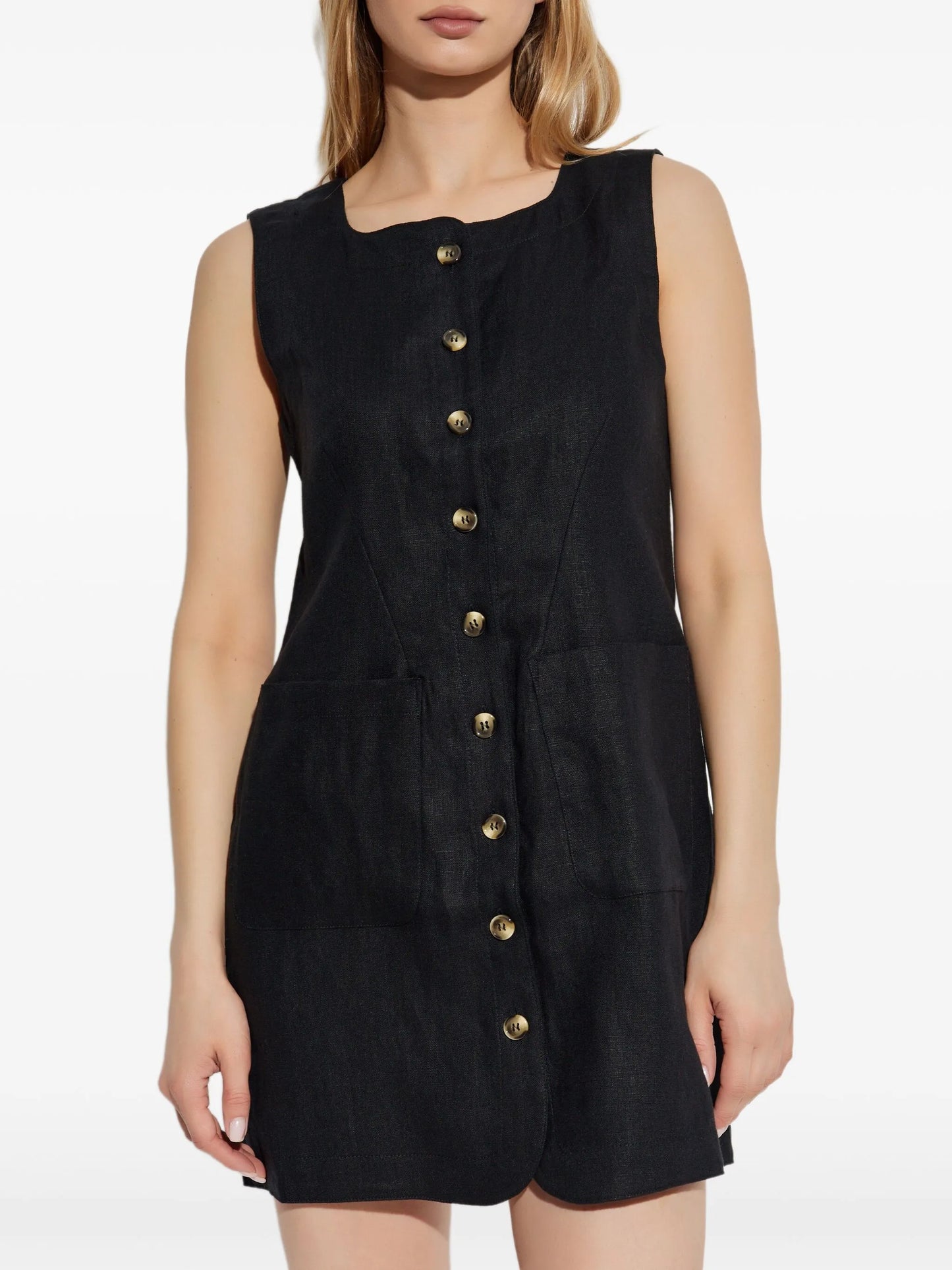 linen mini dress