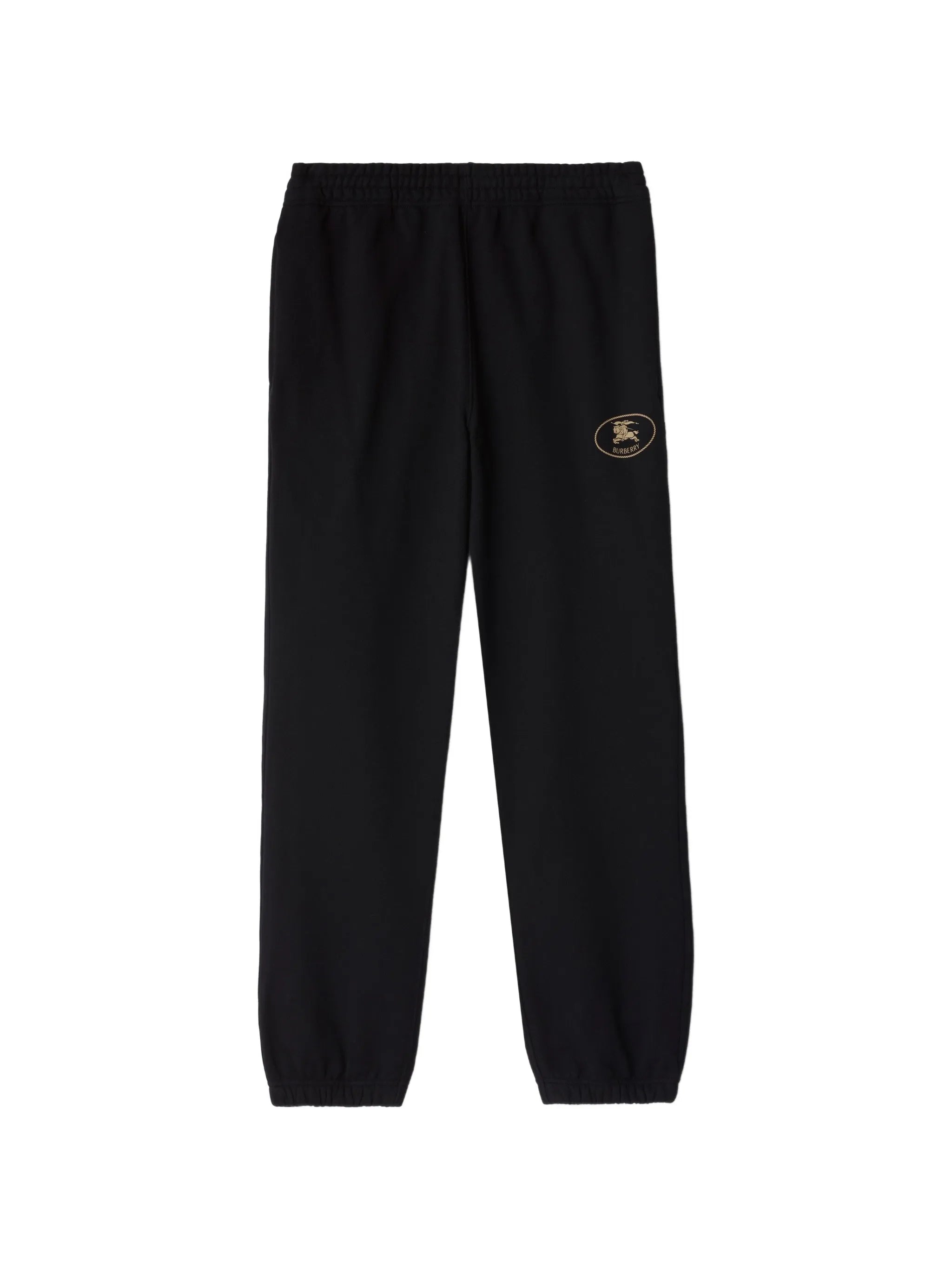 Knight-stamp cotton track pants