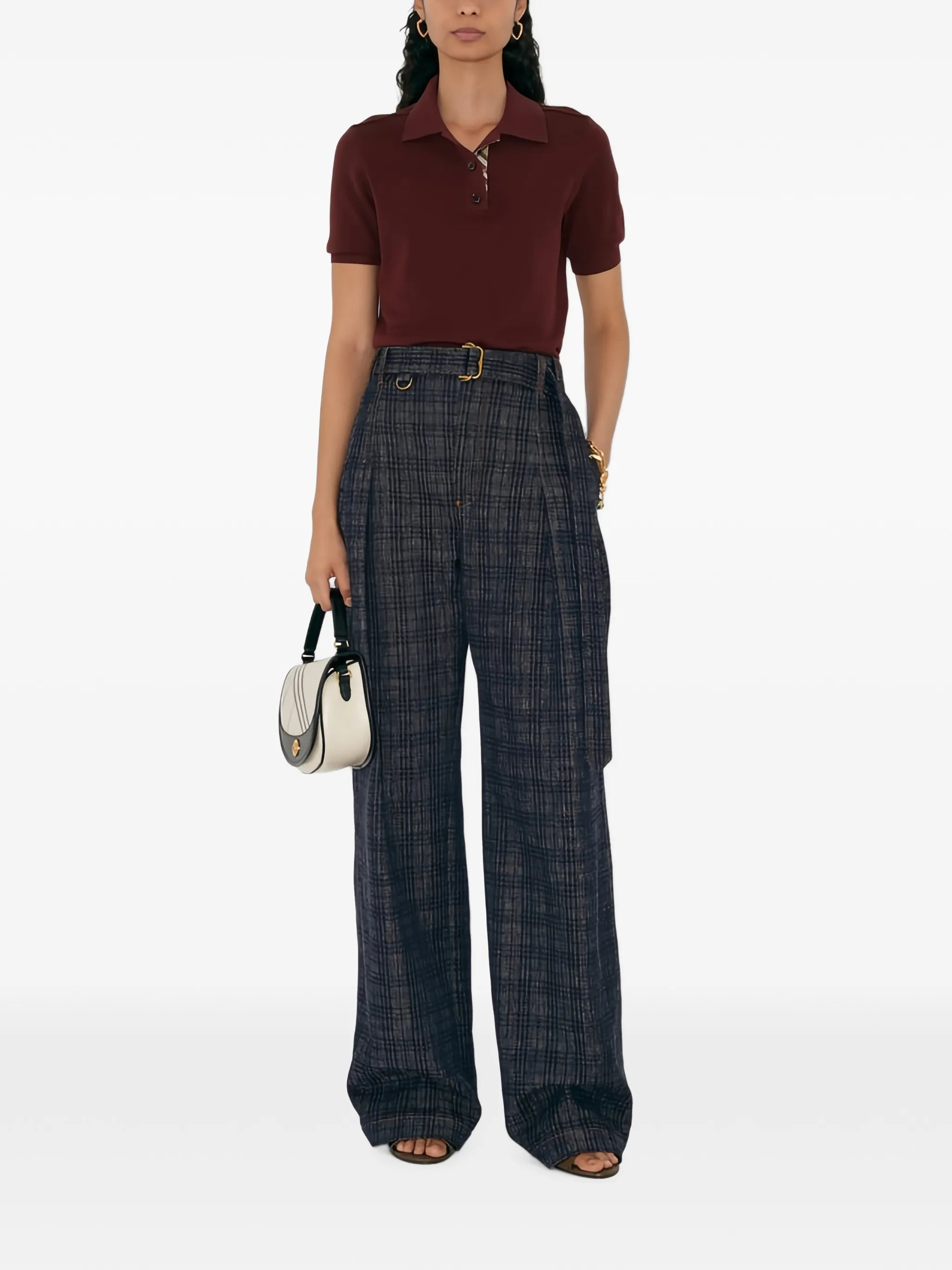 wool polo shirt
