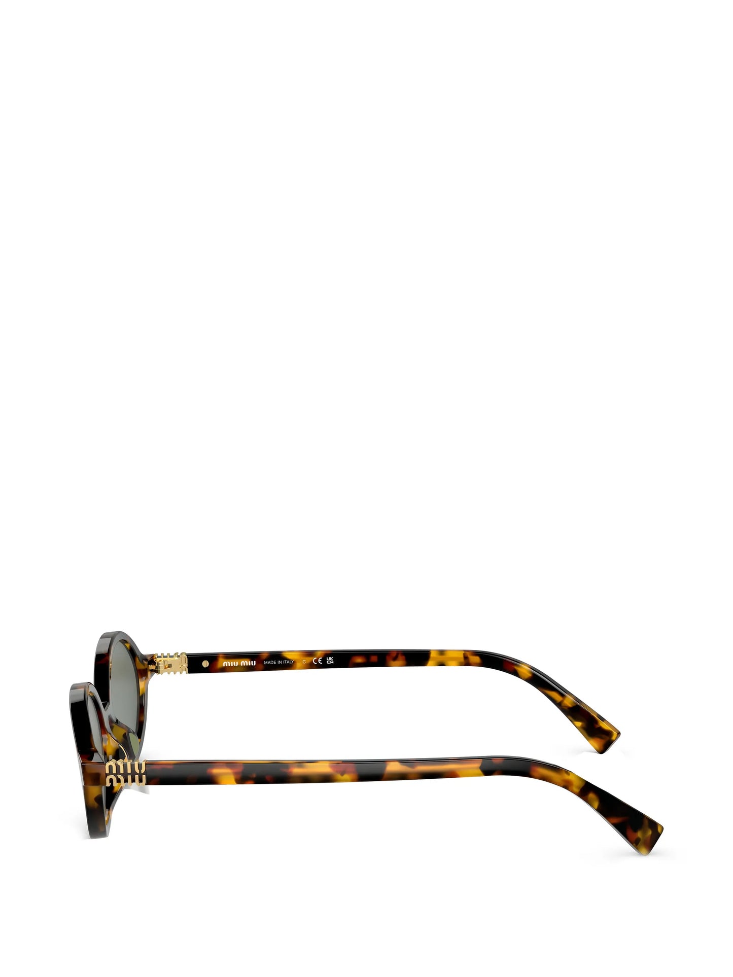 oval-frame sunglasses