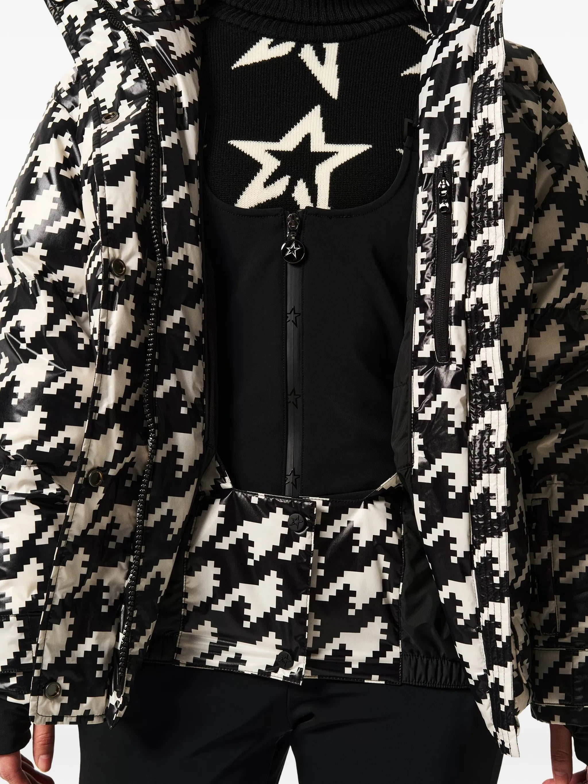 Cortina patterned ski jacket