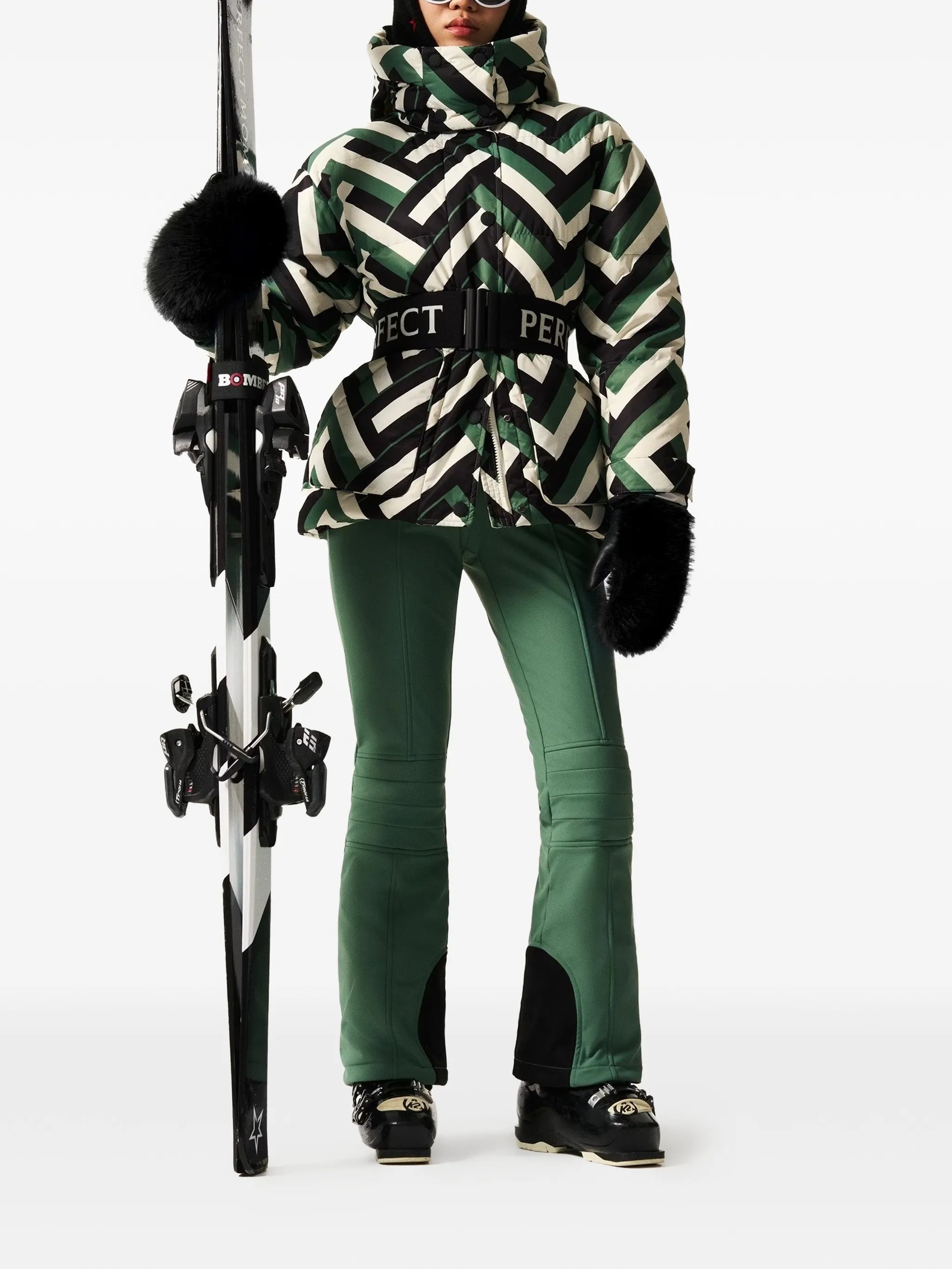 Cortina patterned ski jacket