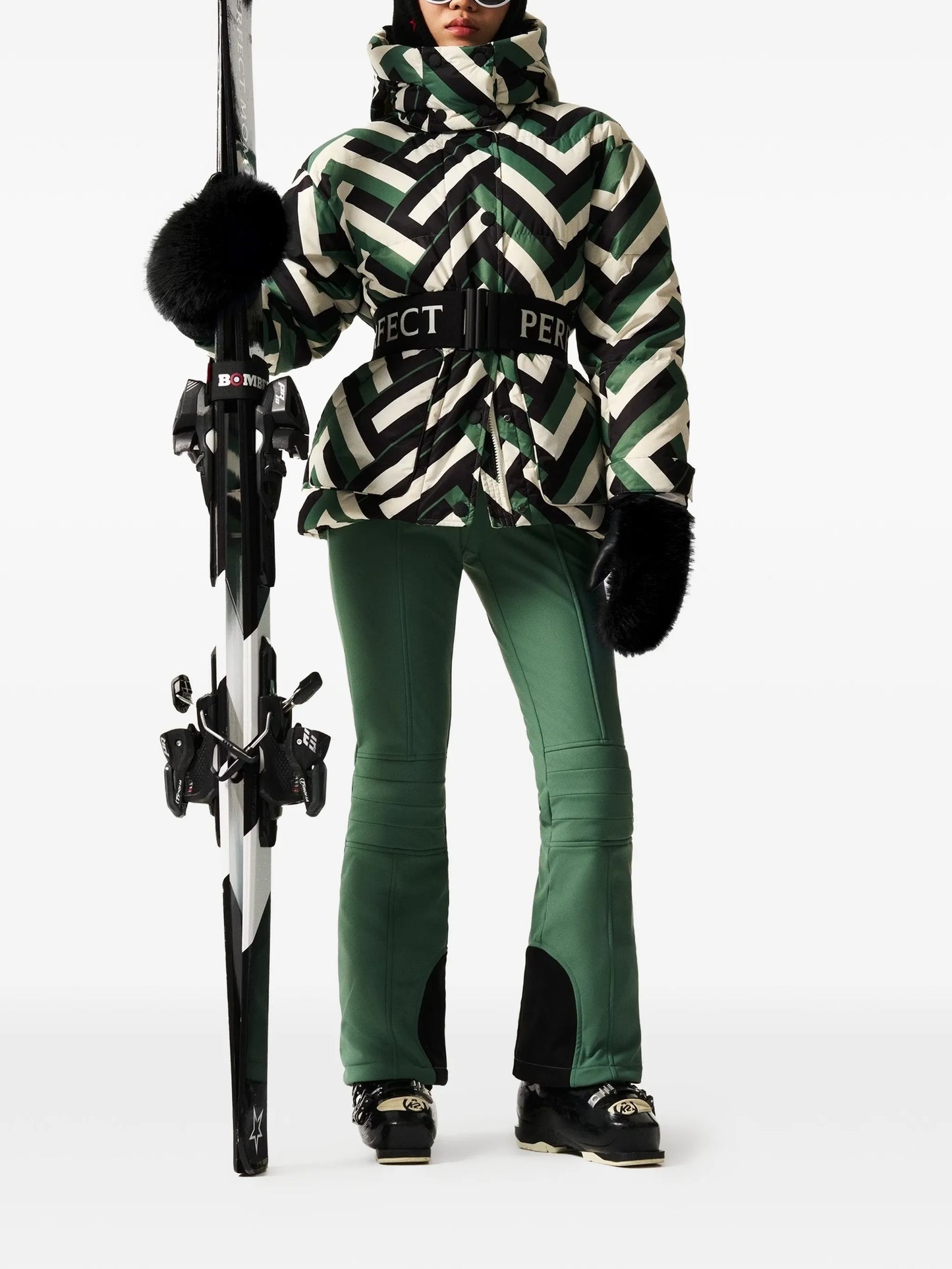 Cortina patterned ski jacket