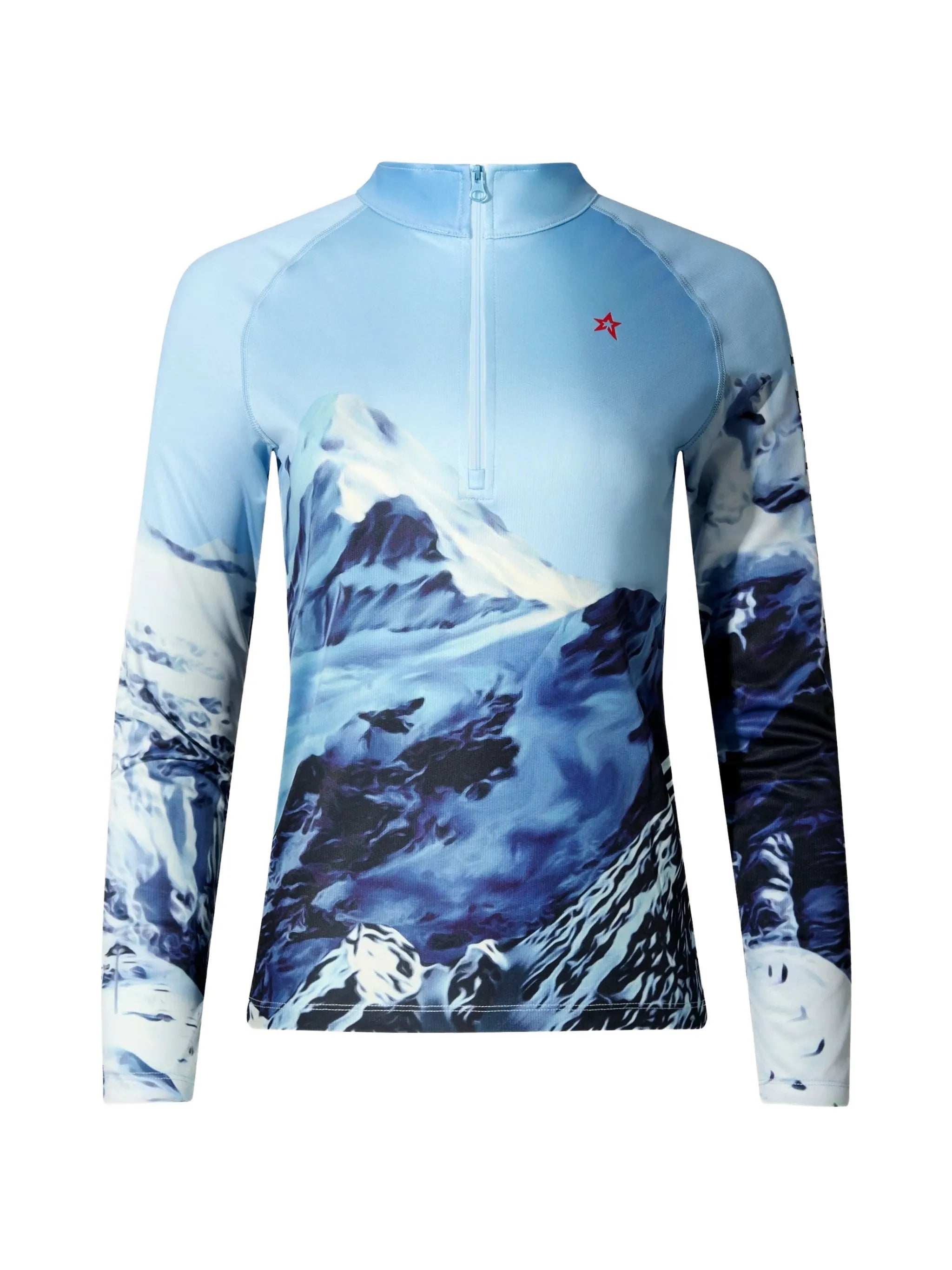 mountain-print top