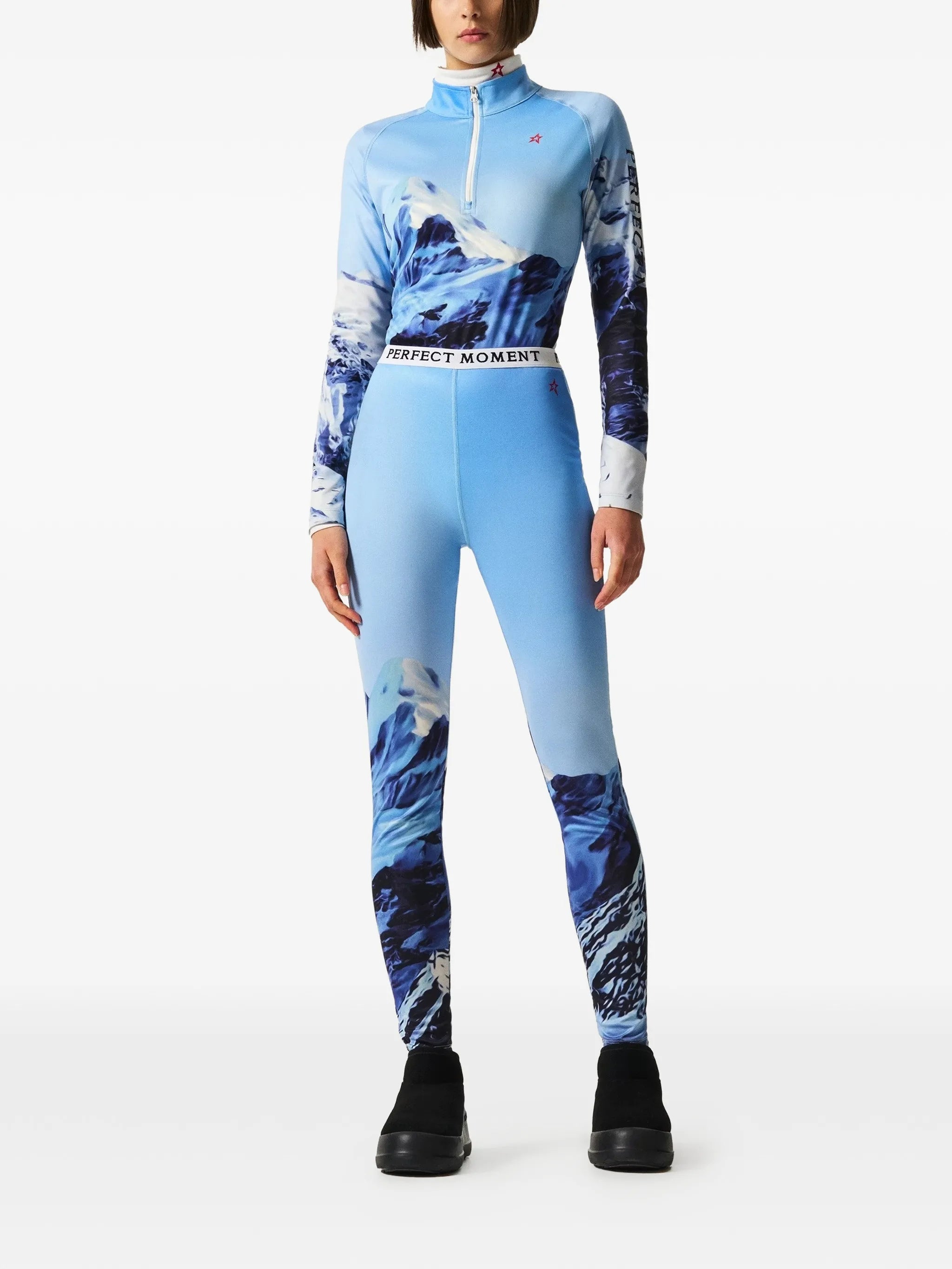 mountain-print top
