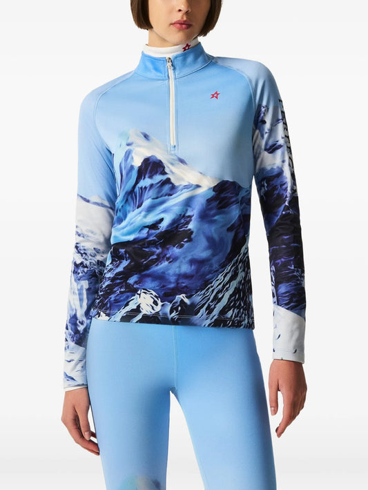 mountain-print top