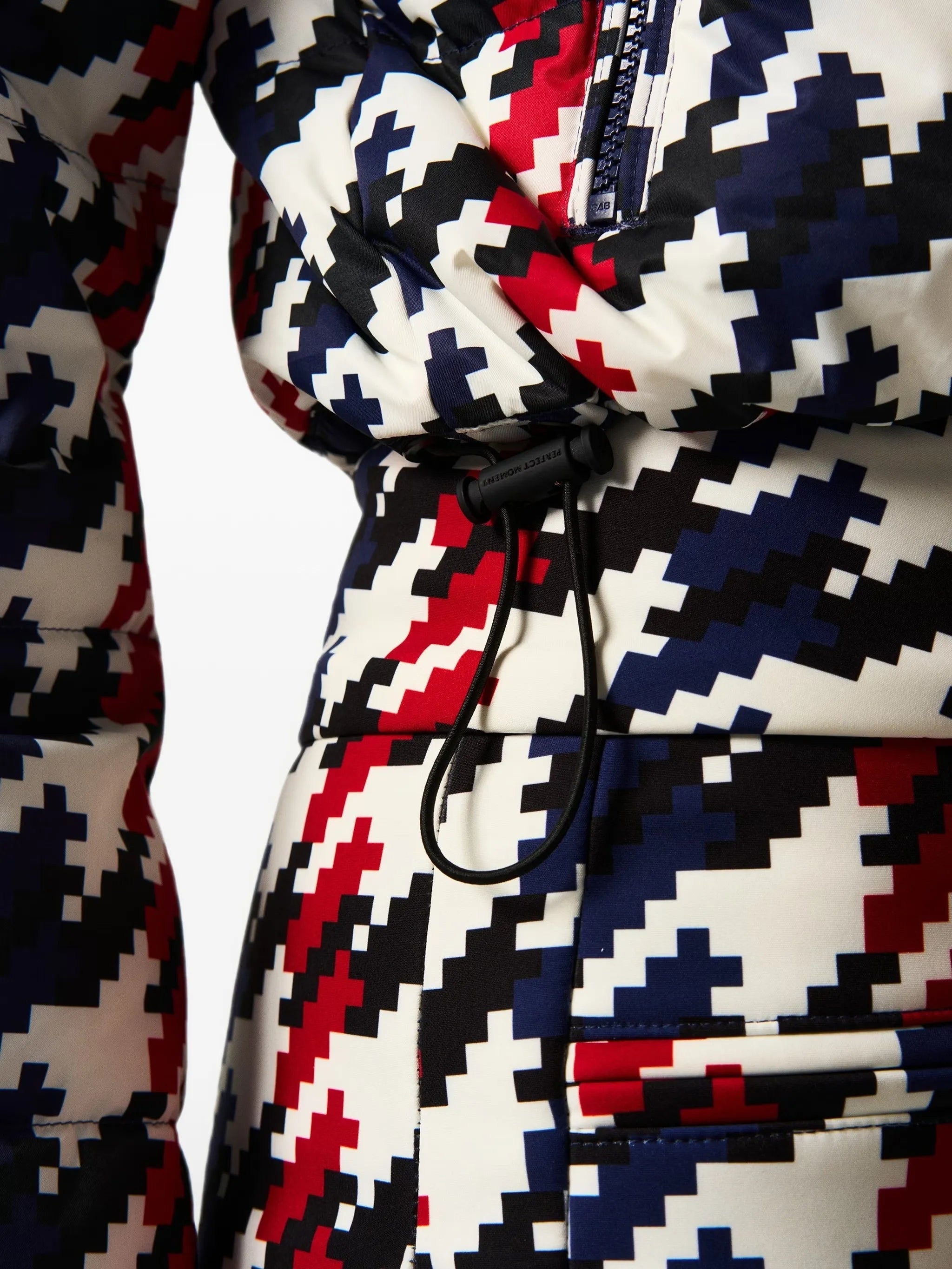 Polar Flare patterned ski suit