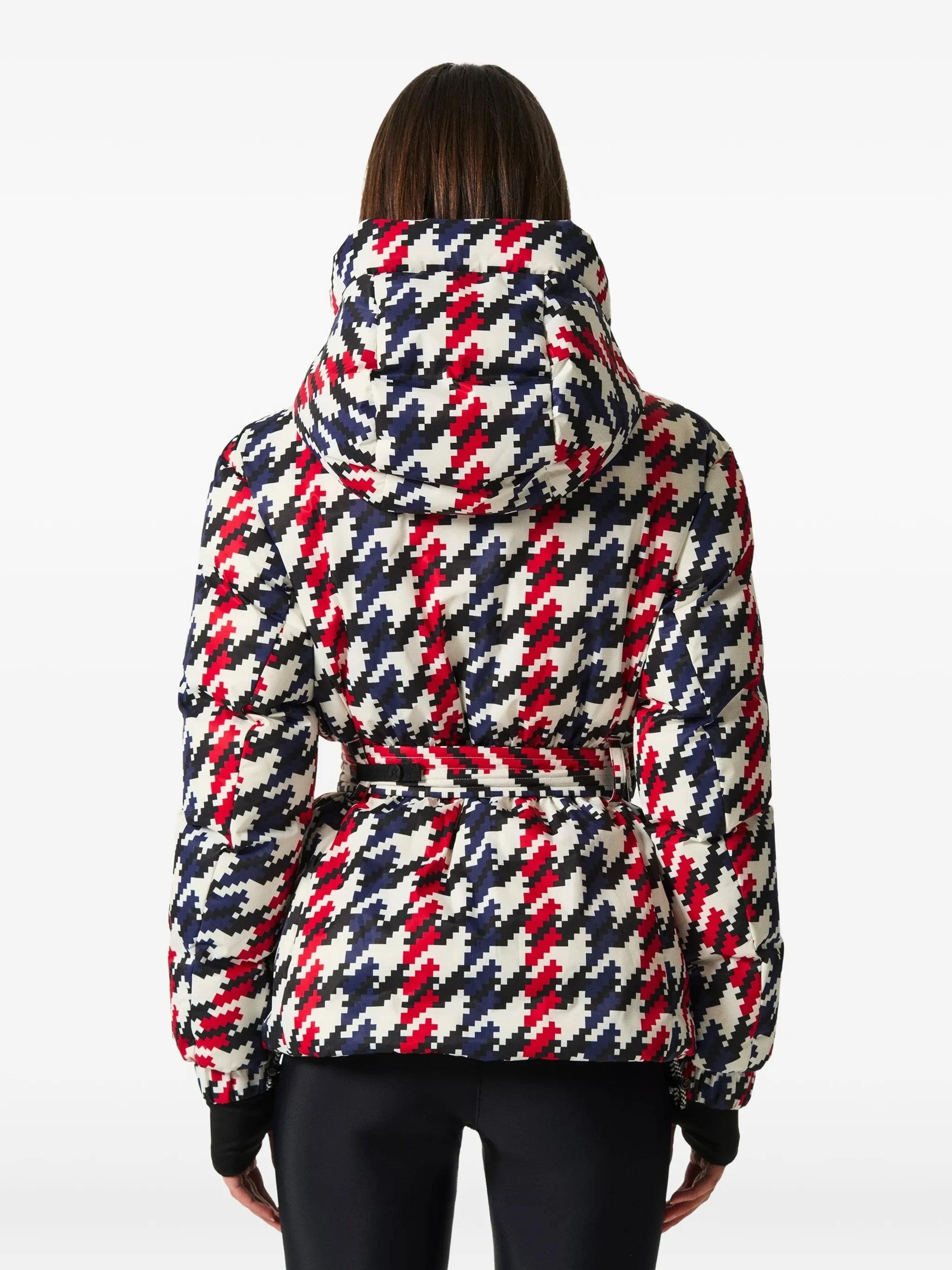 Houndstooth Candice ski jacket