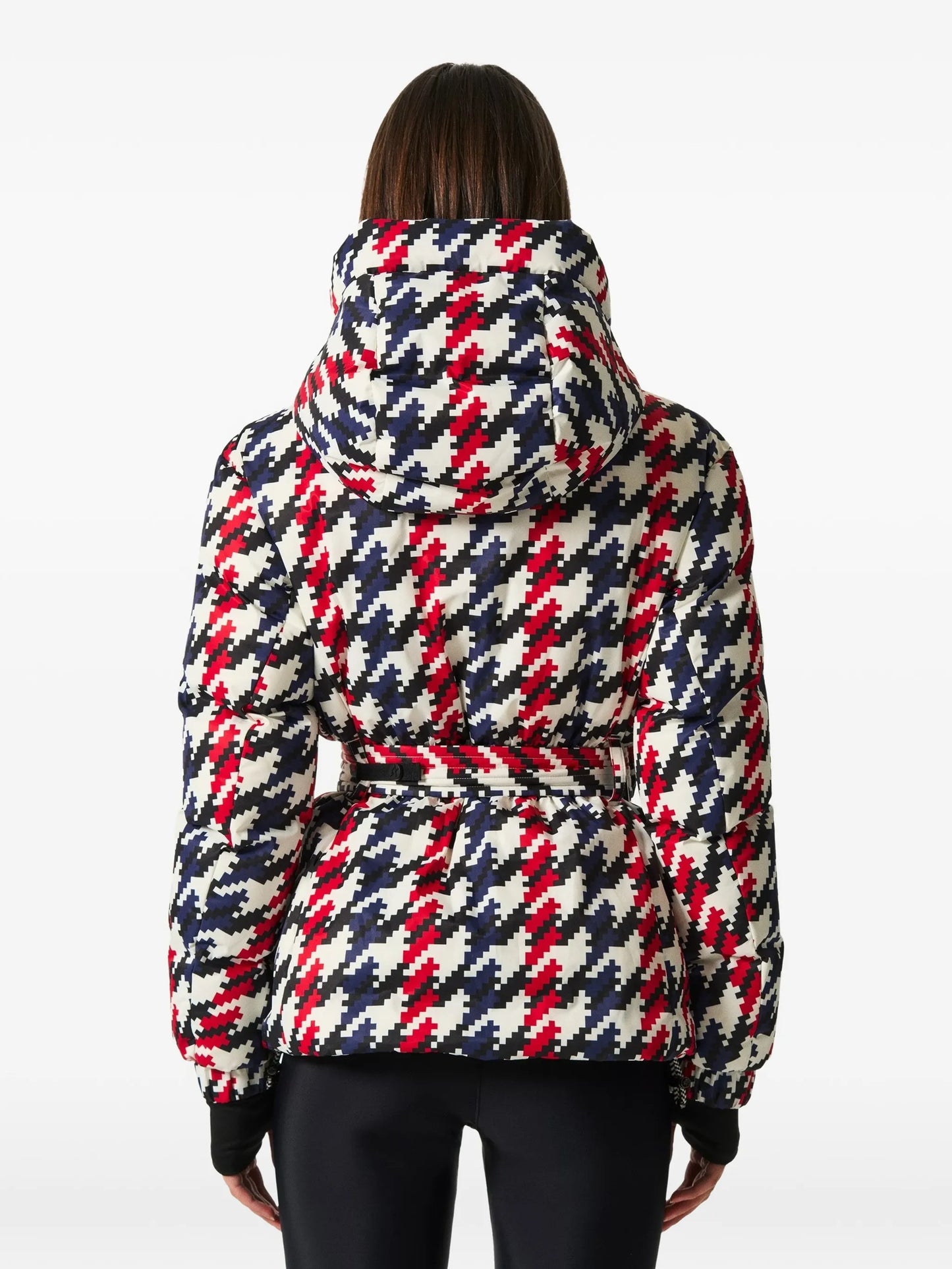 Houndstooth Candice ski jacket