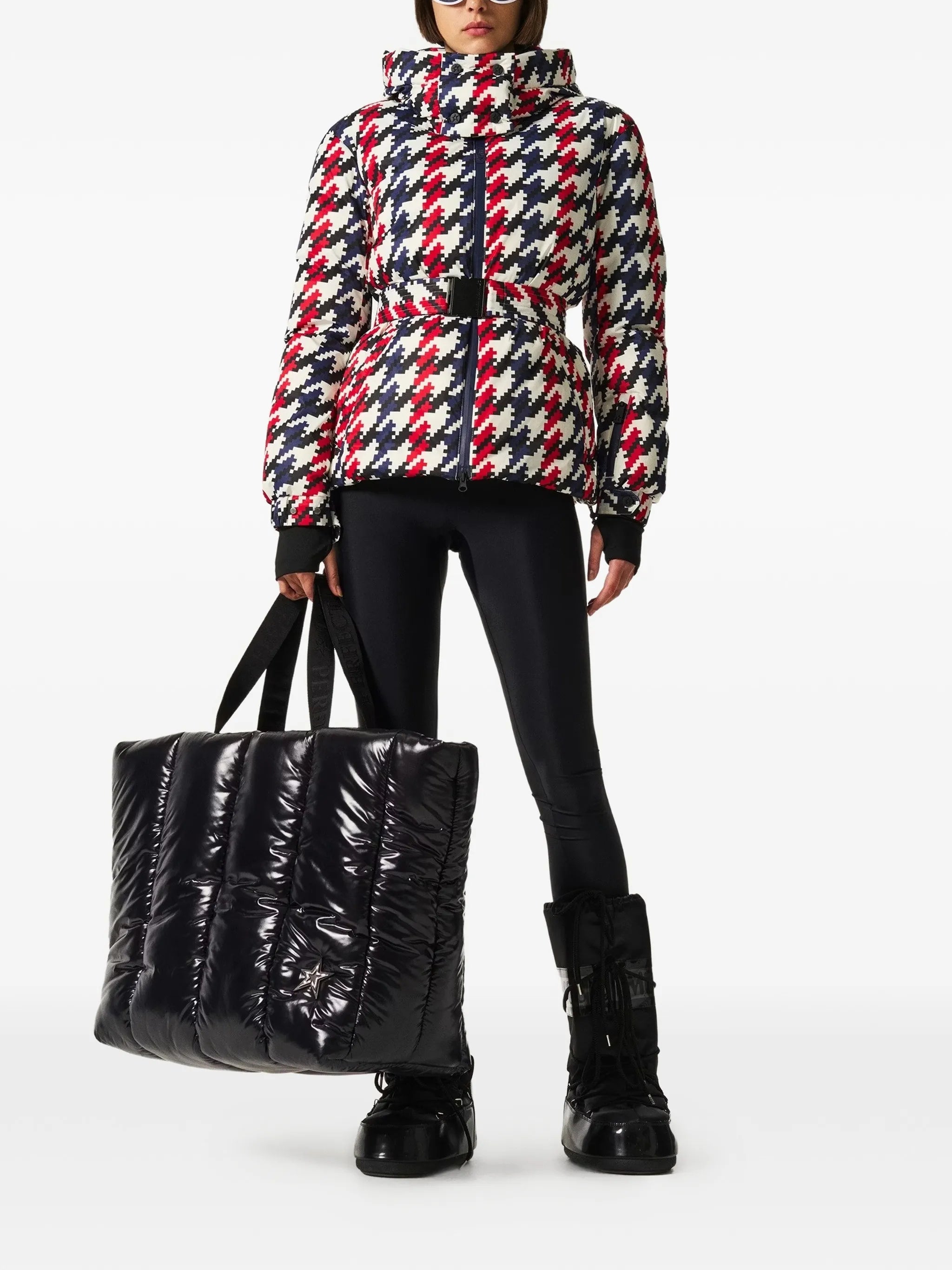 Houndstooth Candice ski jacket