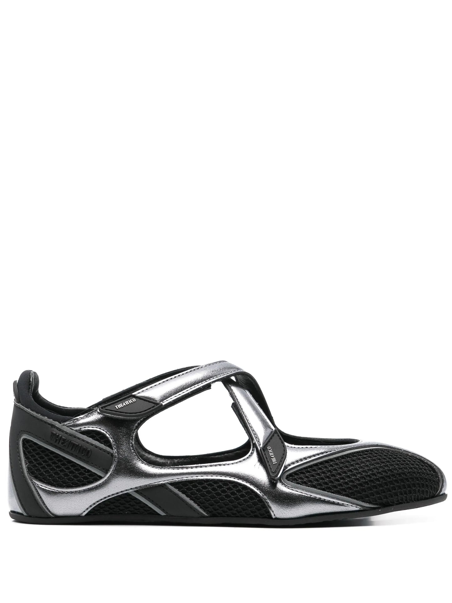 Floor 01 mesh strap ballet flats