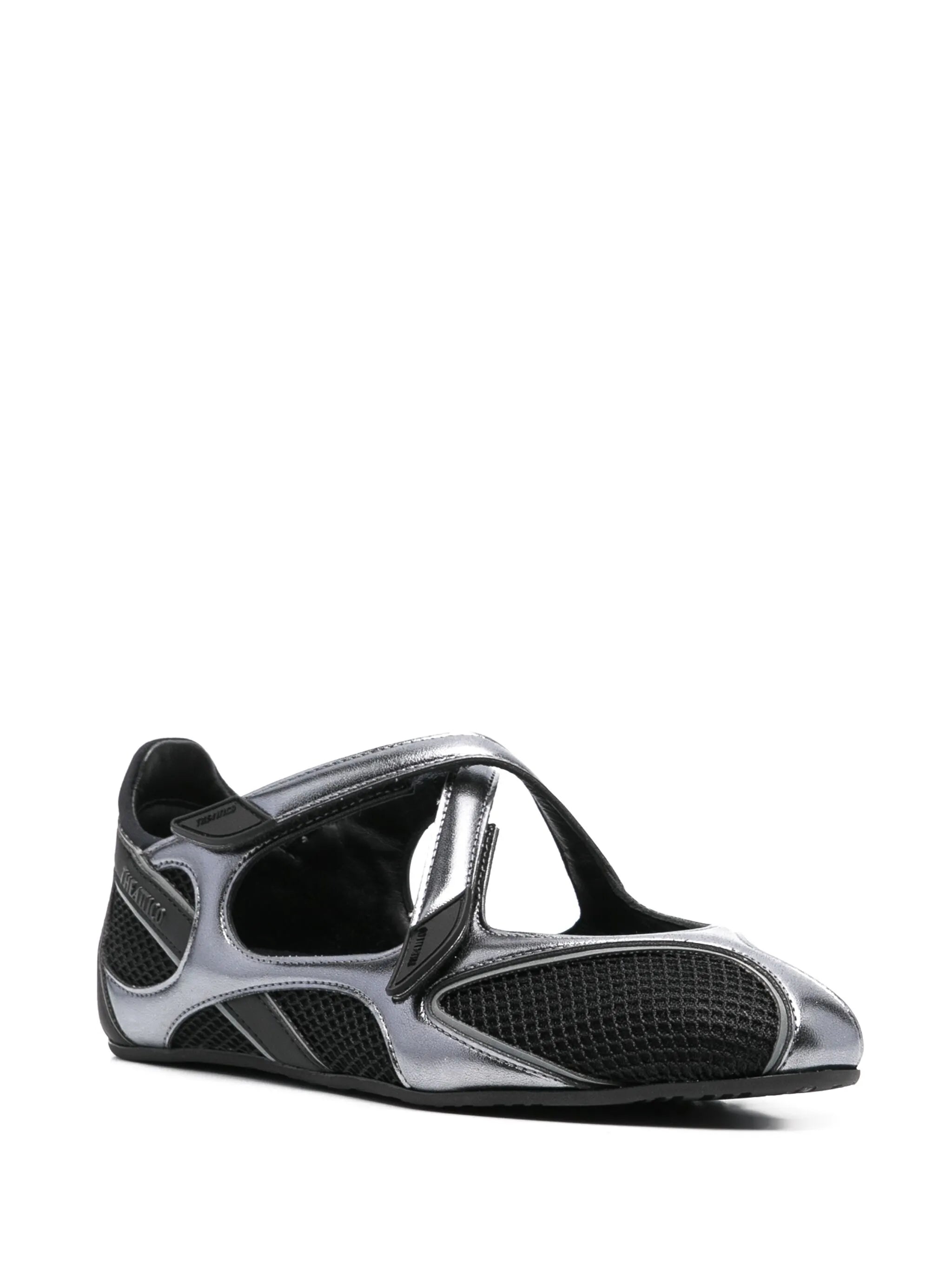 Floor 01 mesh strap ballet flats