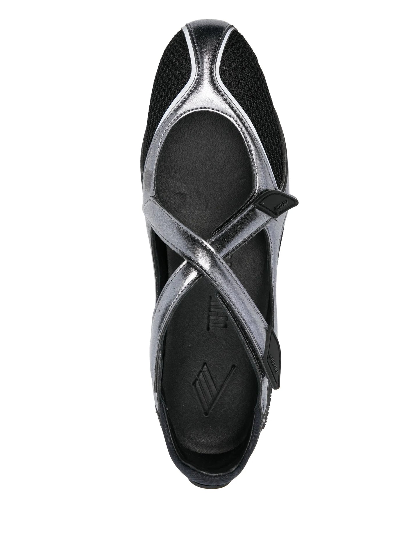 Floor 01 mesh strap ballet flats