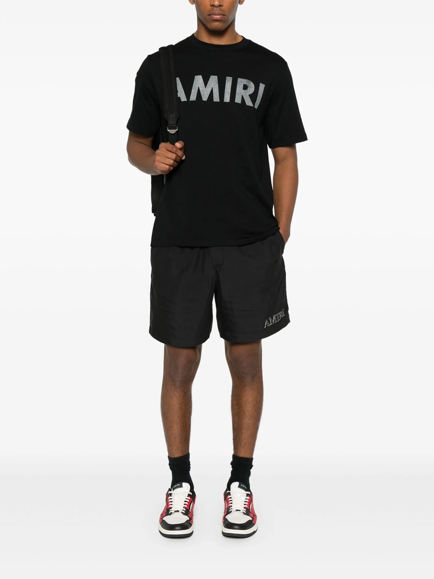 Stencil logo-print T-shirt