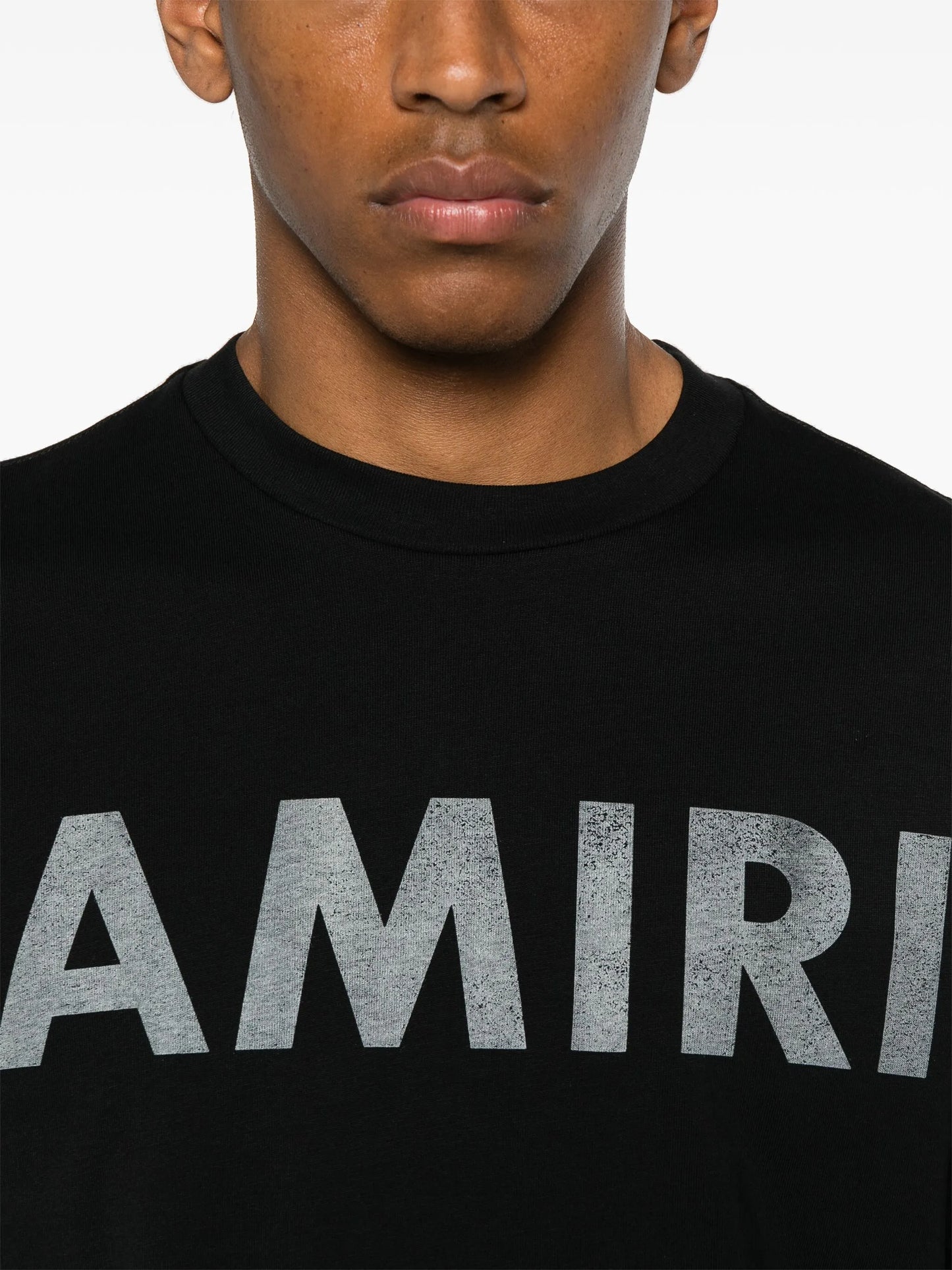 Stencil logo-print T-shirt