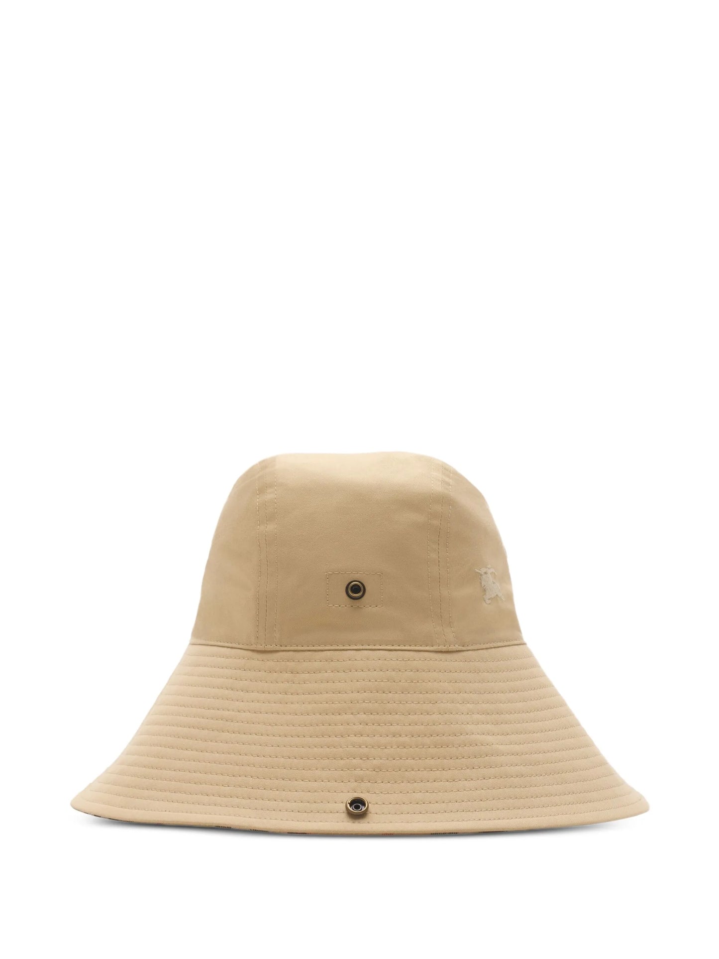 Check Brim cabardine hat