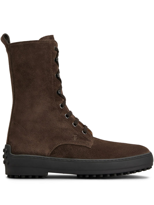 Winter Gommino suede ankle boots