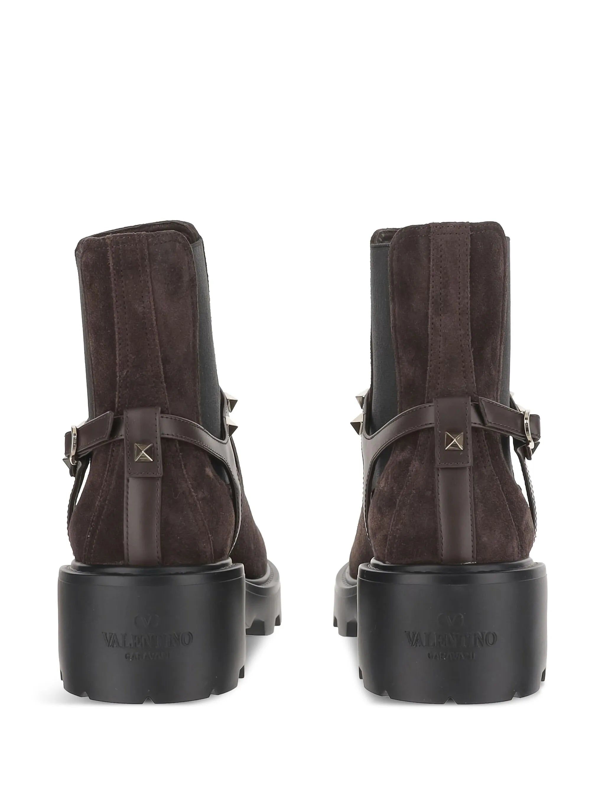 studded-ankle Chelsea boots