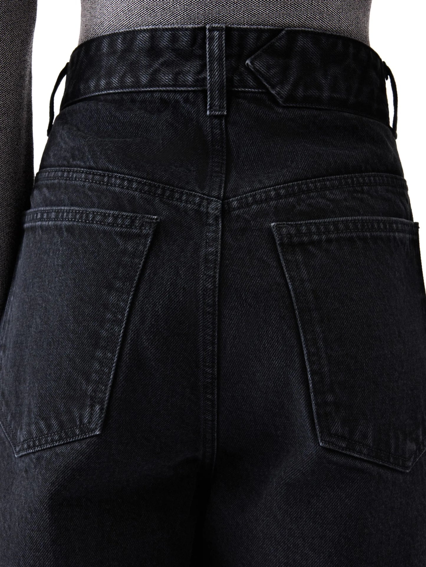 high-rise jeans